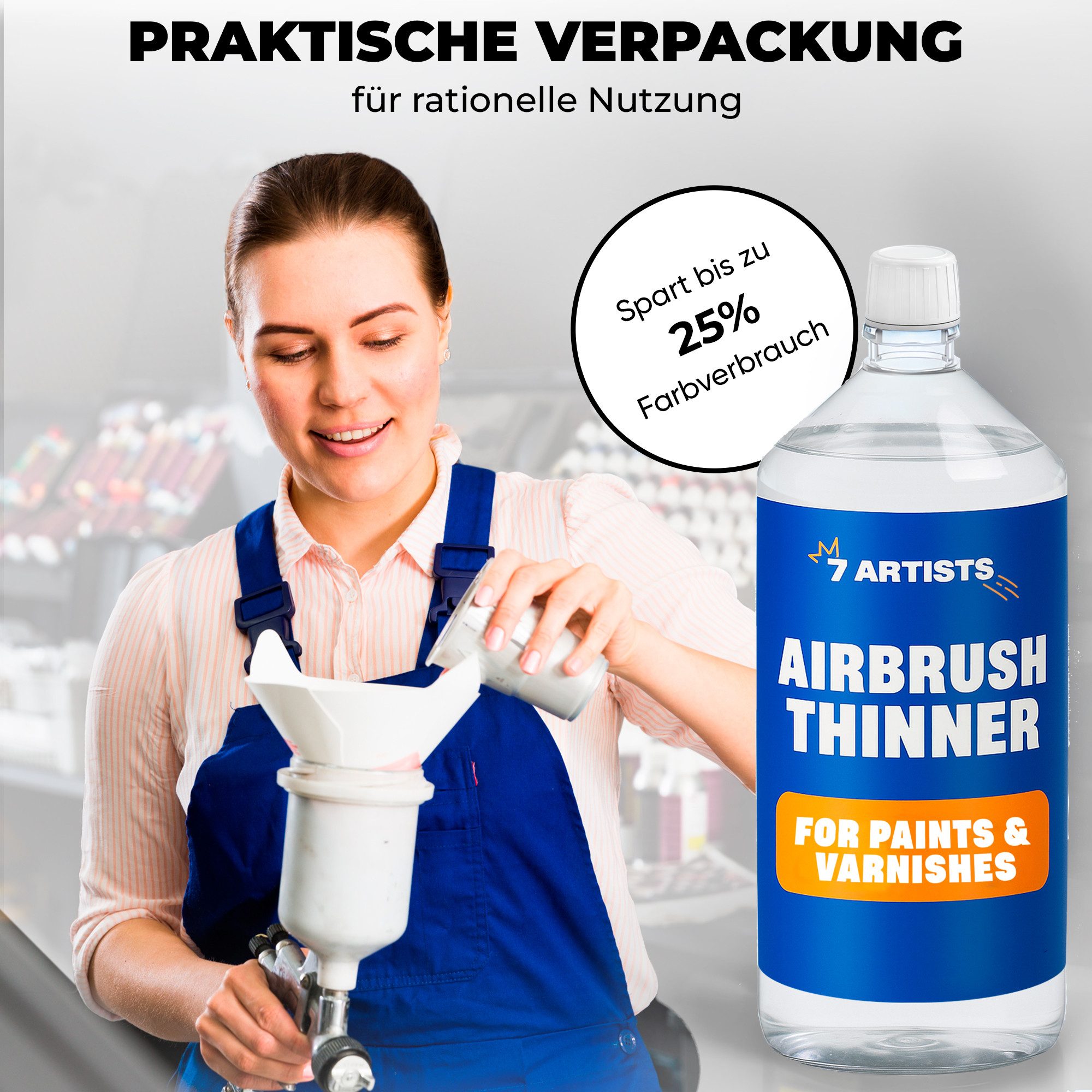 7 Artists Acrylfarbe 7 Artists Airbrush Verdünner Acrylfarben - Airbrush Thinner