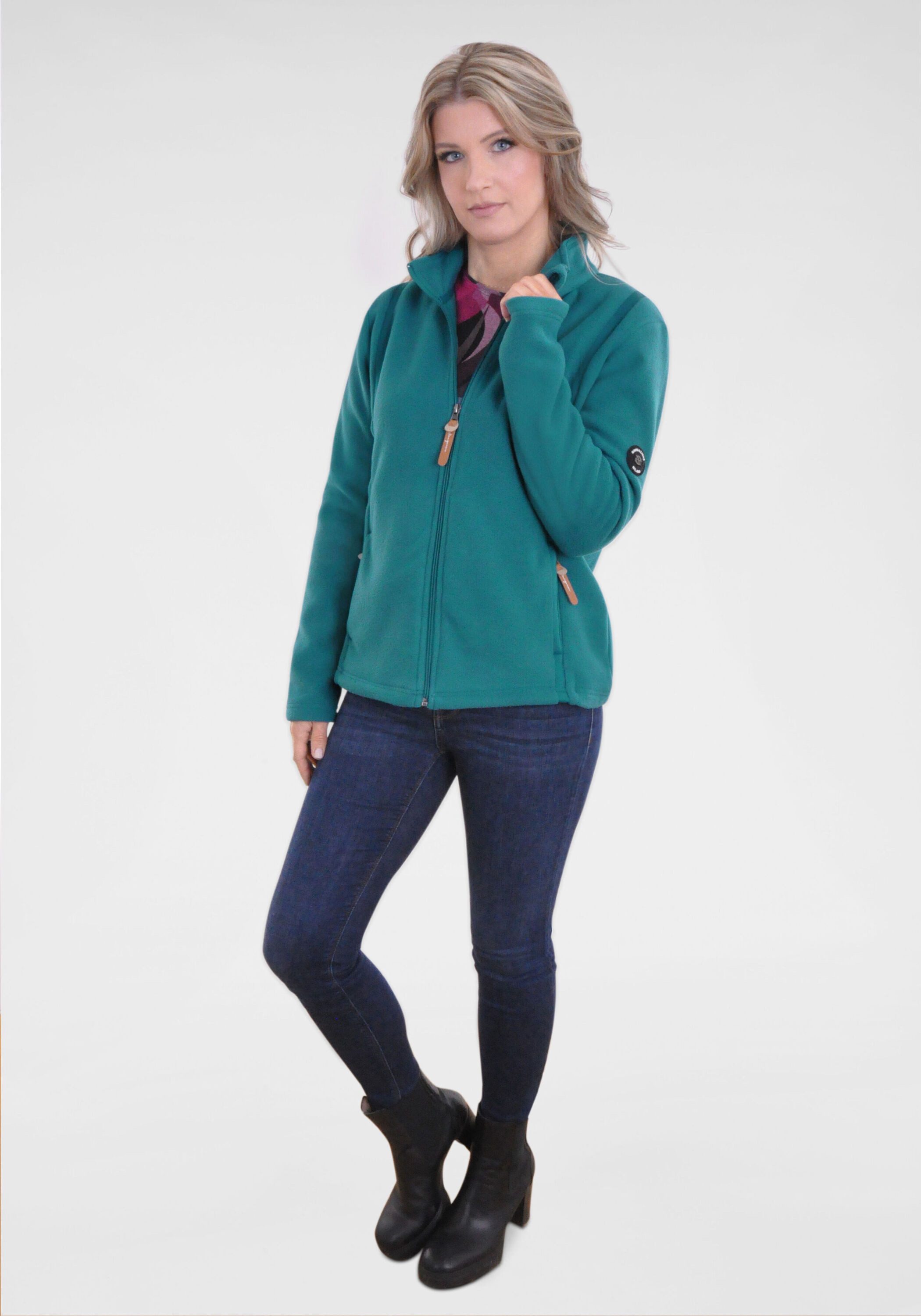 NAVIGAZIONE Fleecejacke mit Zierbändern