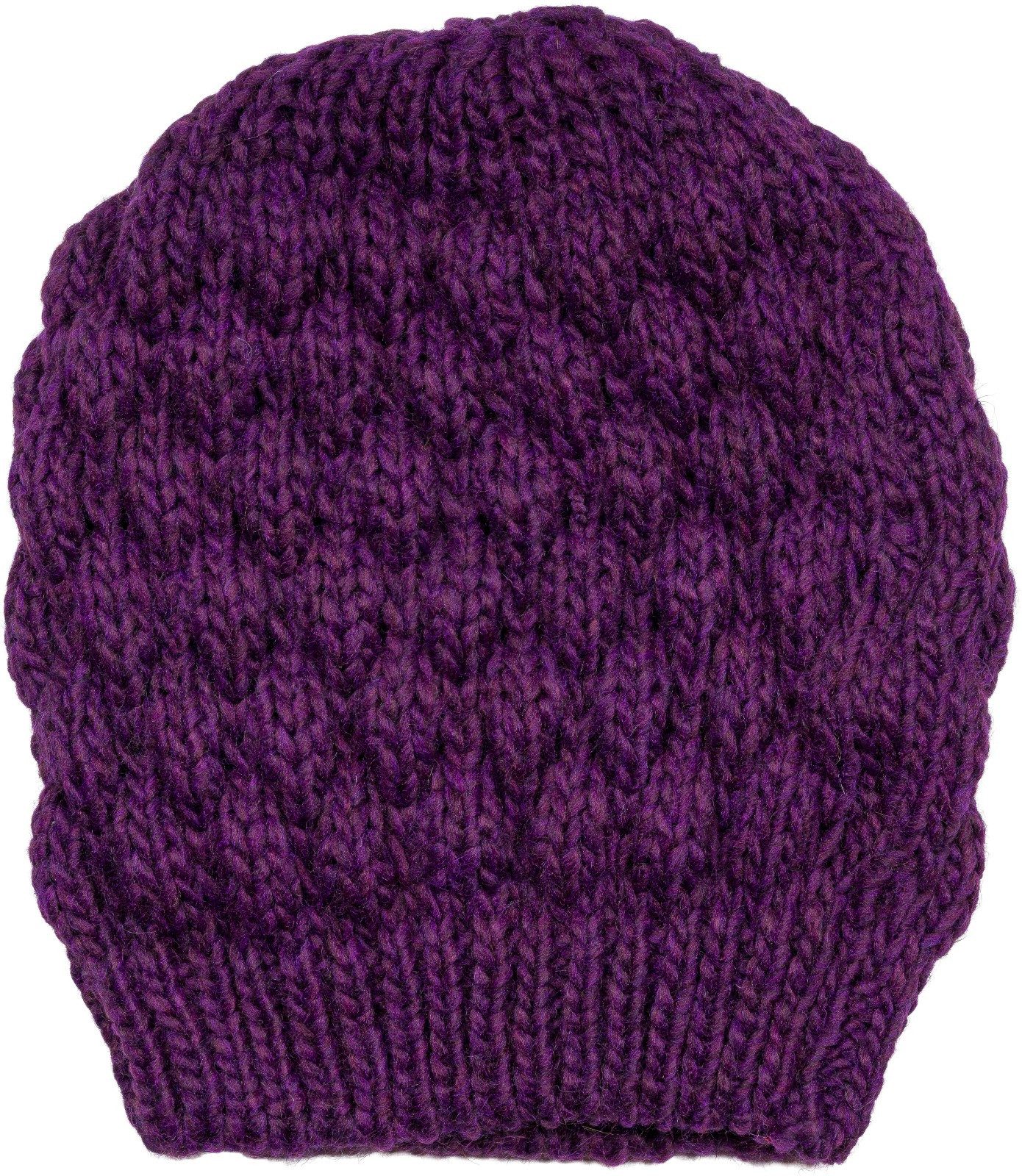 Strickmütze Strickmütze mit Bubblemuster