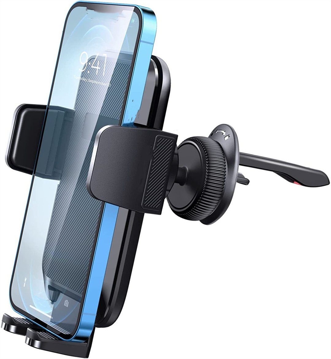 L.Ru UG Handyhalterung Auto, Handyhalter fürs Auto Lüftung Handy-Halterung,  (360°Drehbar KFZ-Handyhalterung)