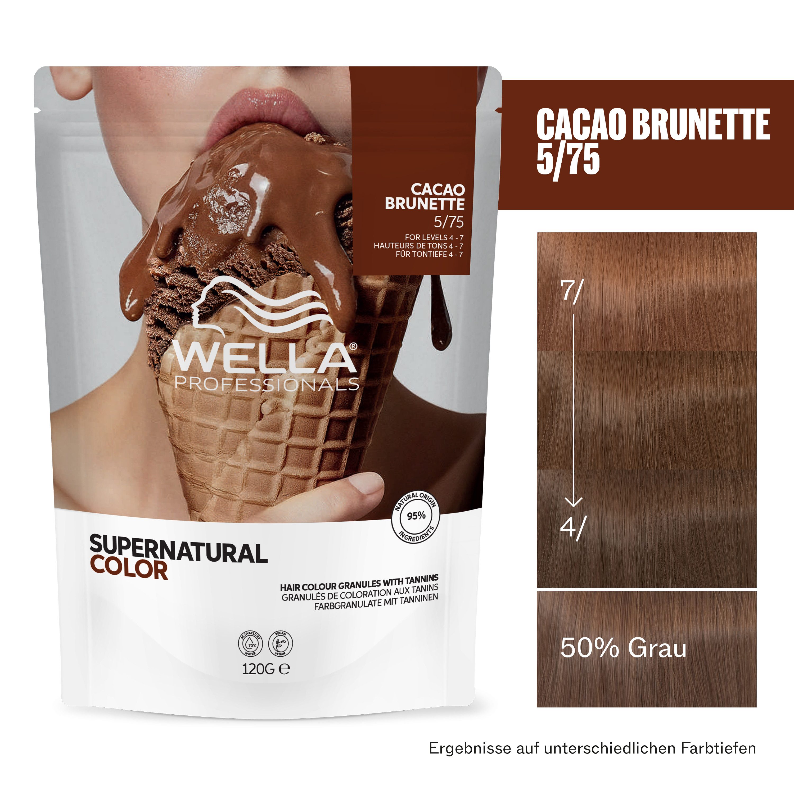 Wella Professionals Haarfarbe Supernatural Color - natürliche Haarfarbe zum Anmischen, 91% - 100% Inhaltsstoffe natürlichen Ursprungs