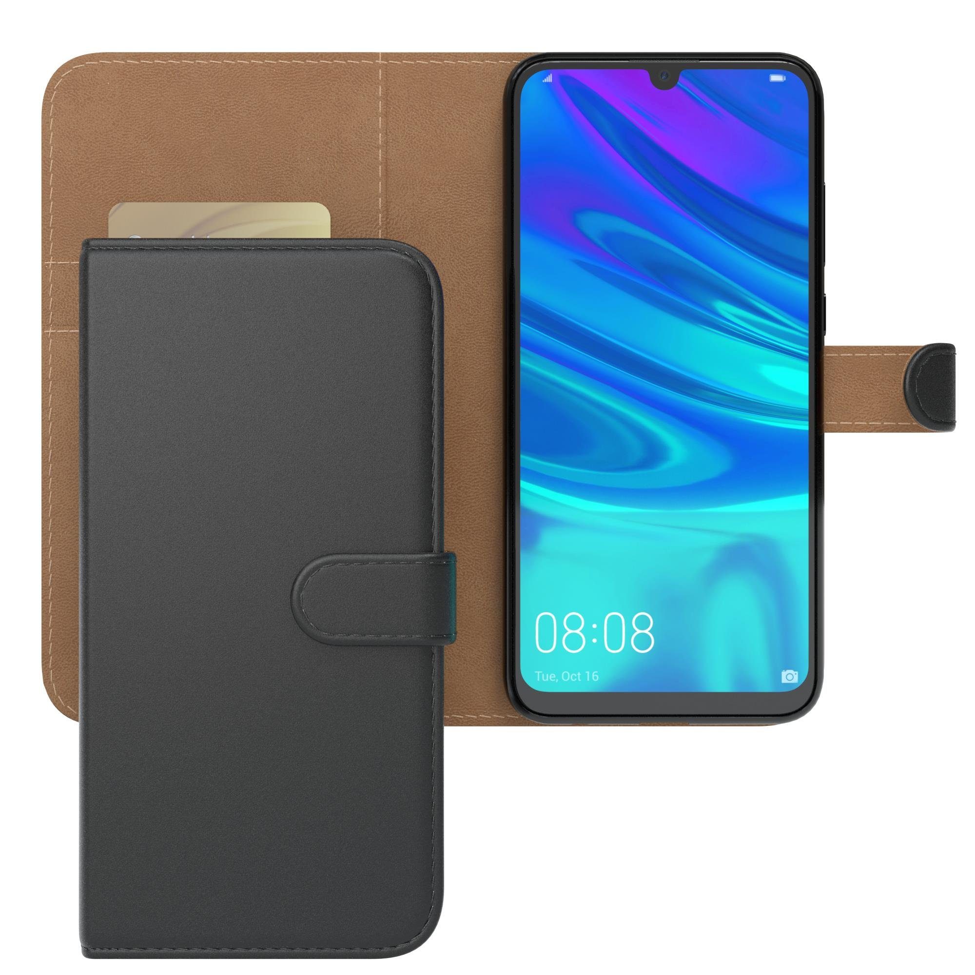 EAZY CASE Handyhülle Uni Bookstyle für Huawei P Smart (2019) 6,21 Zoll, Schutzhülle mit Standfunktion Kartenfach Handytasche aufklappbar Etui