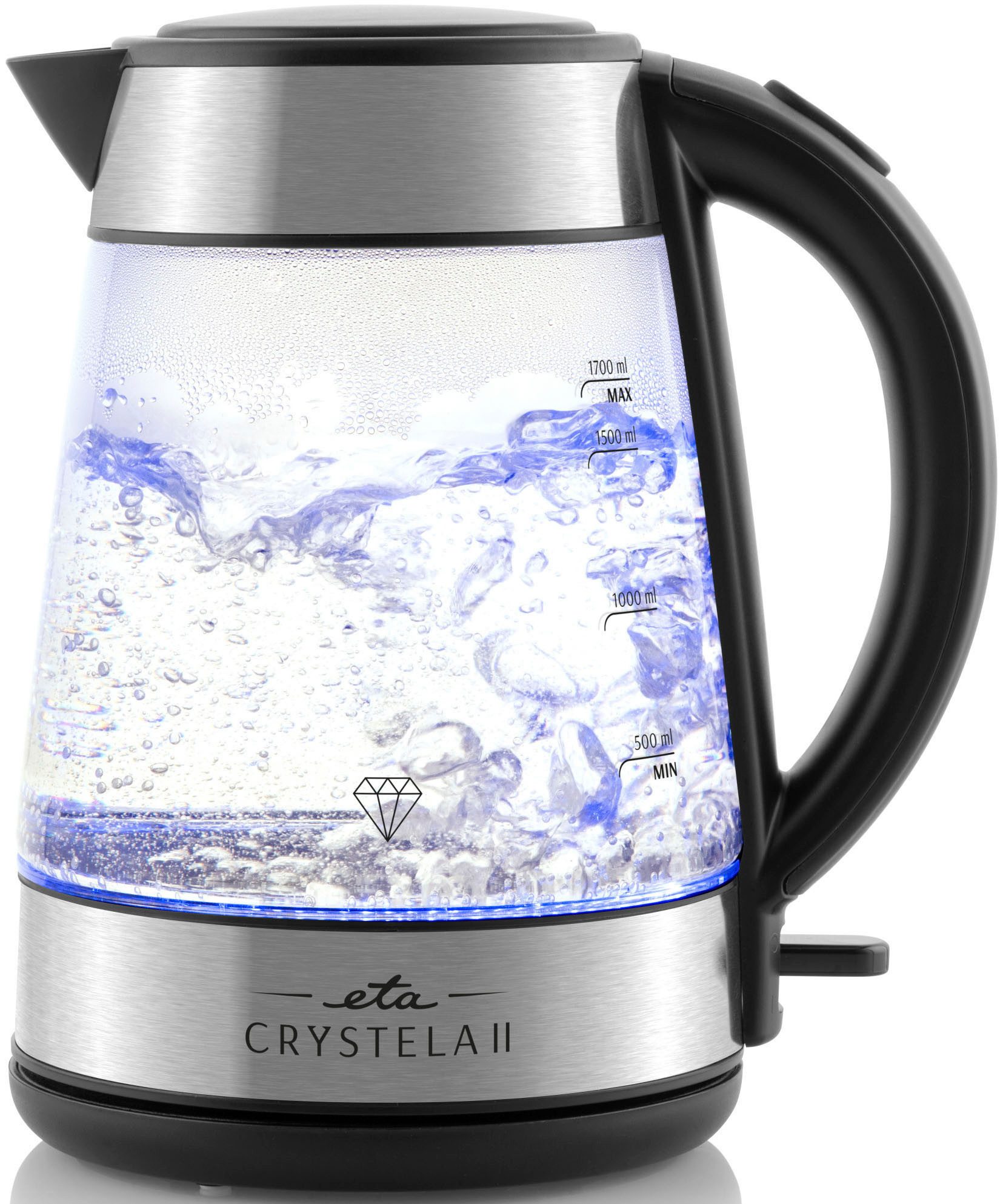 eta Wasserkocher Crystela II, 1,7 l, 2200 W