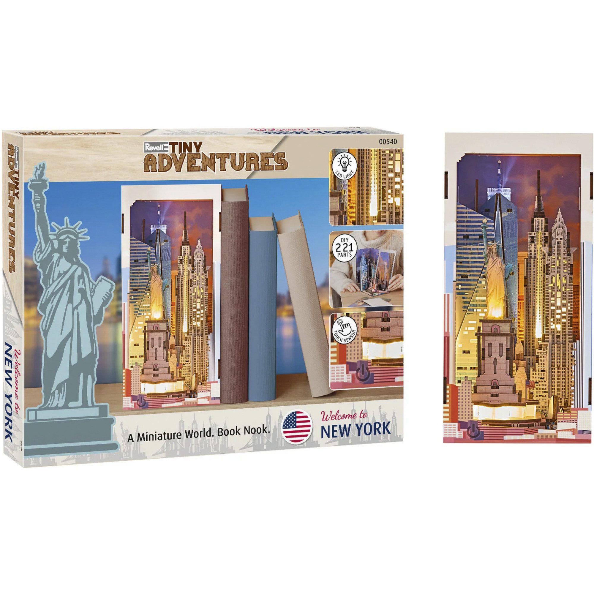 Revell Tiny Adventures - "New York", Basteln Steinbaukasten