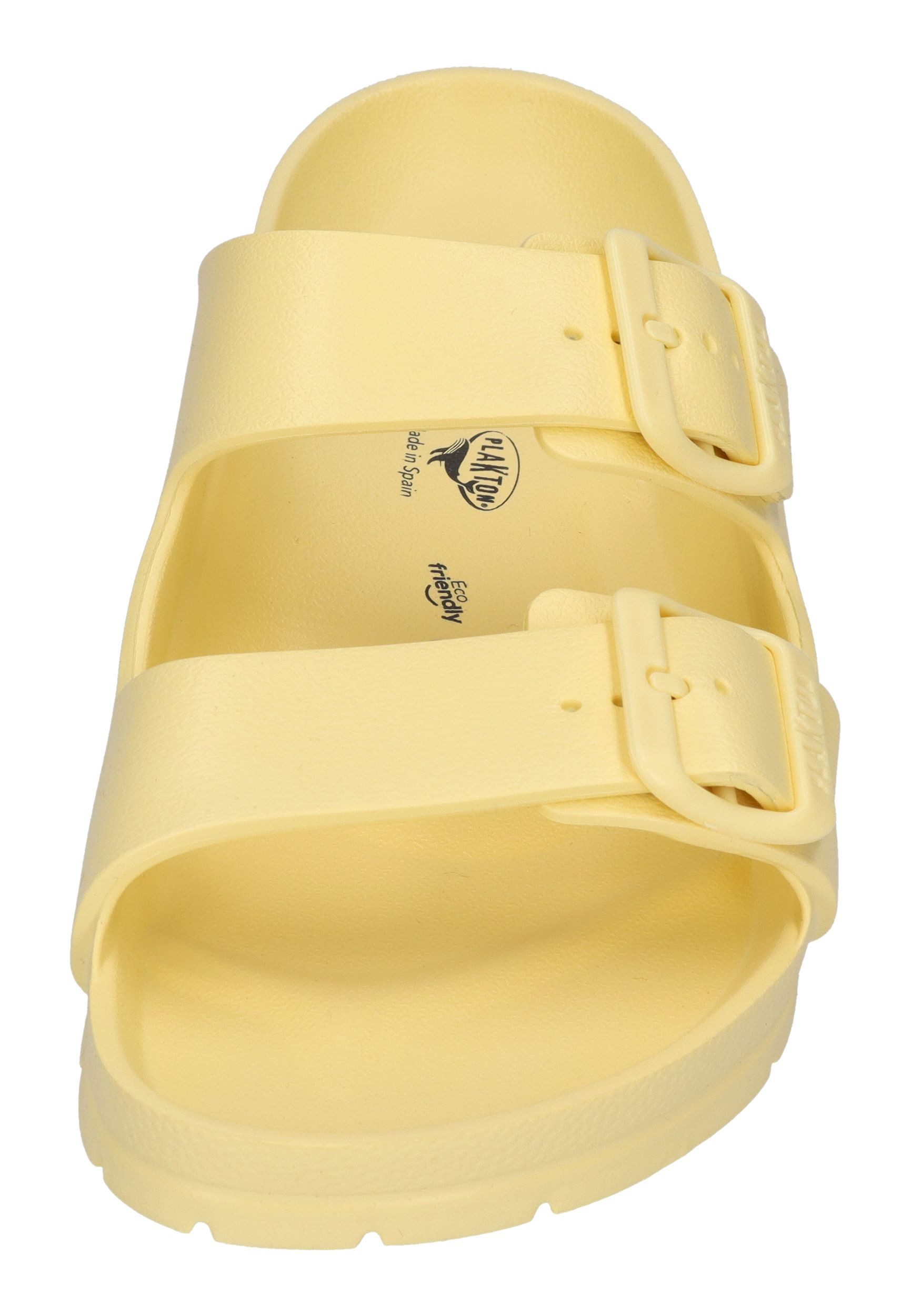 Plakton WANDA 760010 Pantolette Butter Yellow – Bild 5 von 5