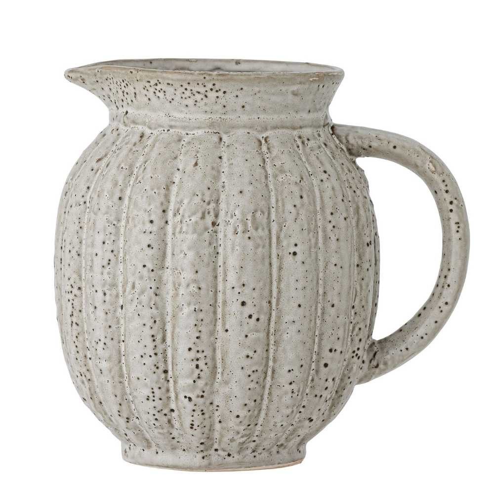 Bloomingville Karaffe Bloomingville Krug INDRID Grau 2 Liter