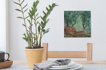 OneMillionCanvasses® Leinwandbild Olivenhain im Garten von Moreno - Claude Monet, (1 St), Leinwand Bilder für Wohnzimmer Schlafzimmer