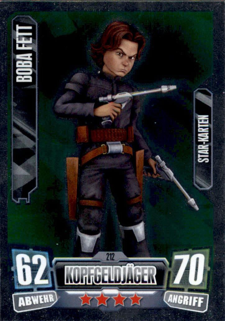 Star Wars Sammelkarte FA2-212 - BOBA FETT - Kopfgeldjäger - Star-Karte - SERIE 2 UCC