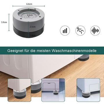Rnemitery Vibrationsdämpfer Waschmaschine Füße Pad Fußpolster 4 Stück für Waschmaschinen, (4-St)