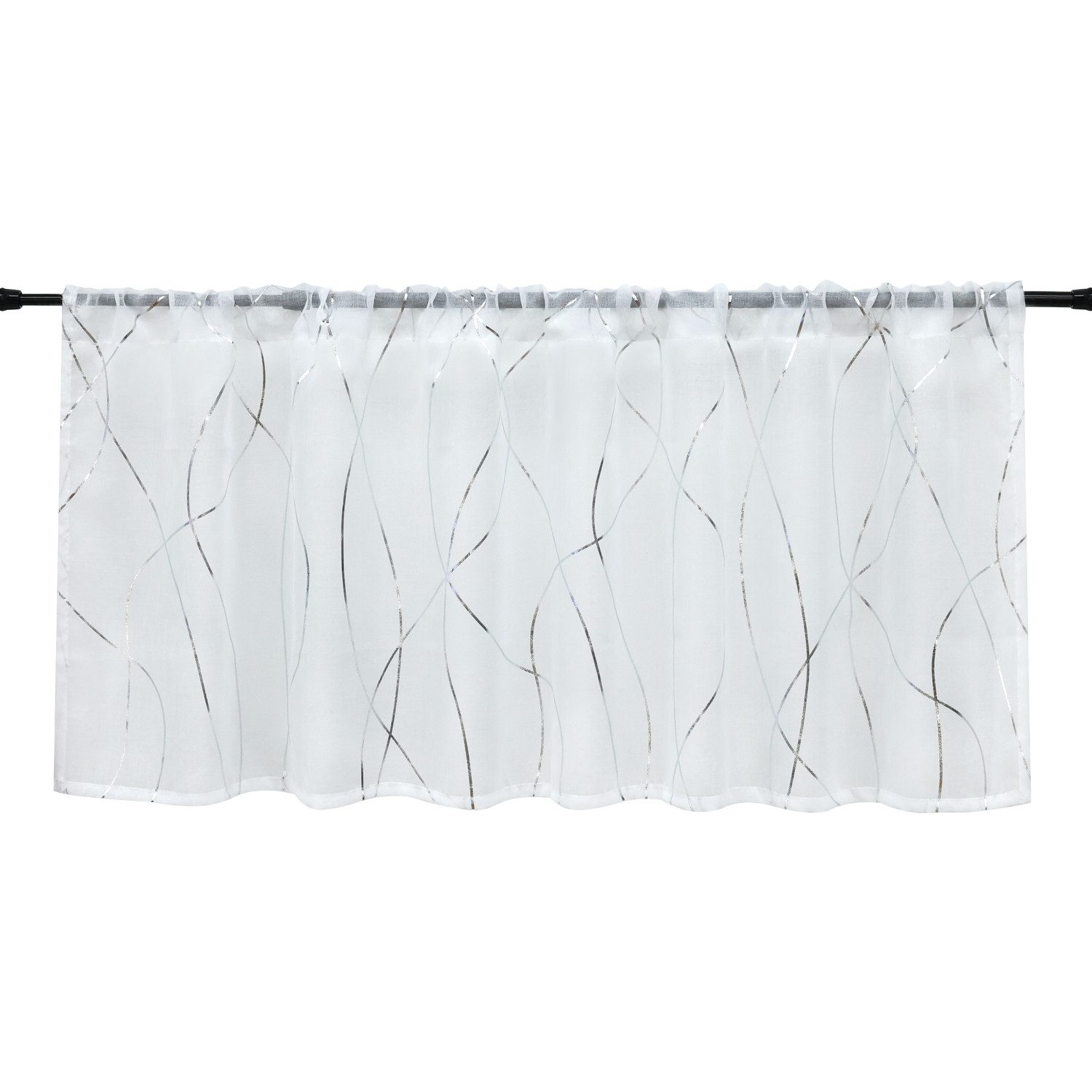 Odot Bistrogardine Mit Leopardenmuster - Landhaus Stil 90x60cm