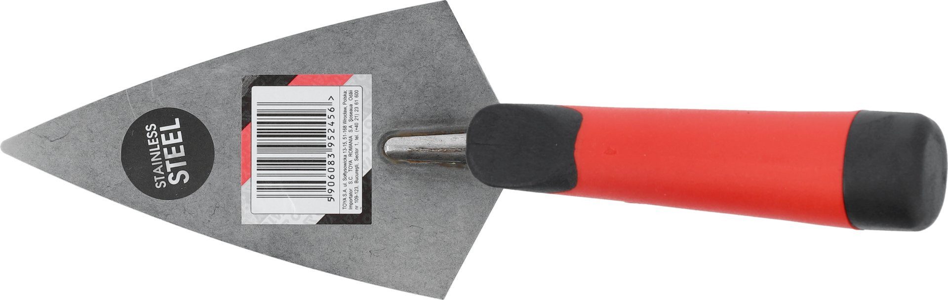 TRIZERATOP Maurerkelle Spitz zulaufende Stuckateurkelle aus Edelstahl 135x80 mm (Spitz zulaufende Stuckateurkelle aus Edelstahl 135x80 mm)