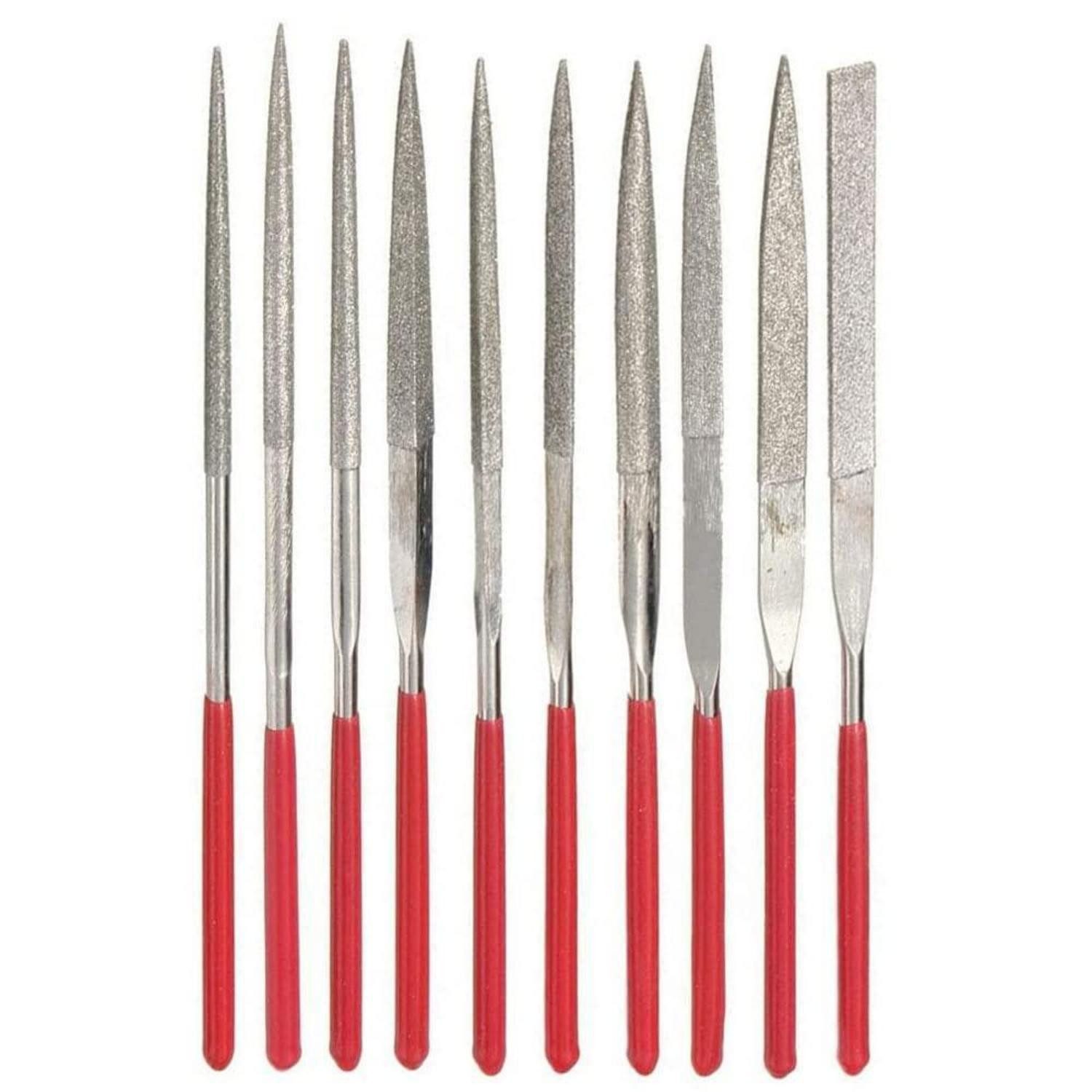 LuxusKollektion Werkstattfeile Diamantfeilen Set 10tlg. Mini 100mm, (10 St)