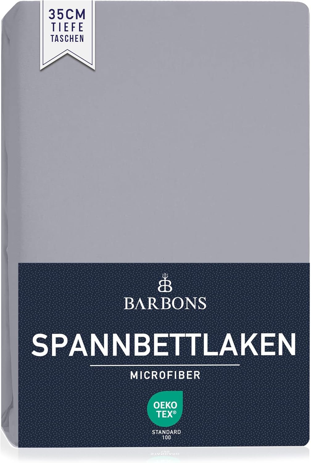 BARBONS Spannbettlaken Mikrofaser Bettlaken, 35 cm günstig online kaufen