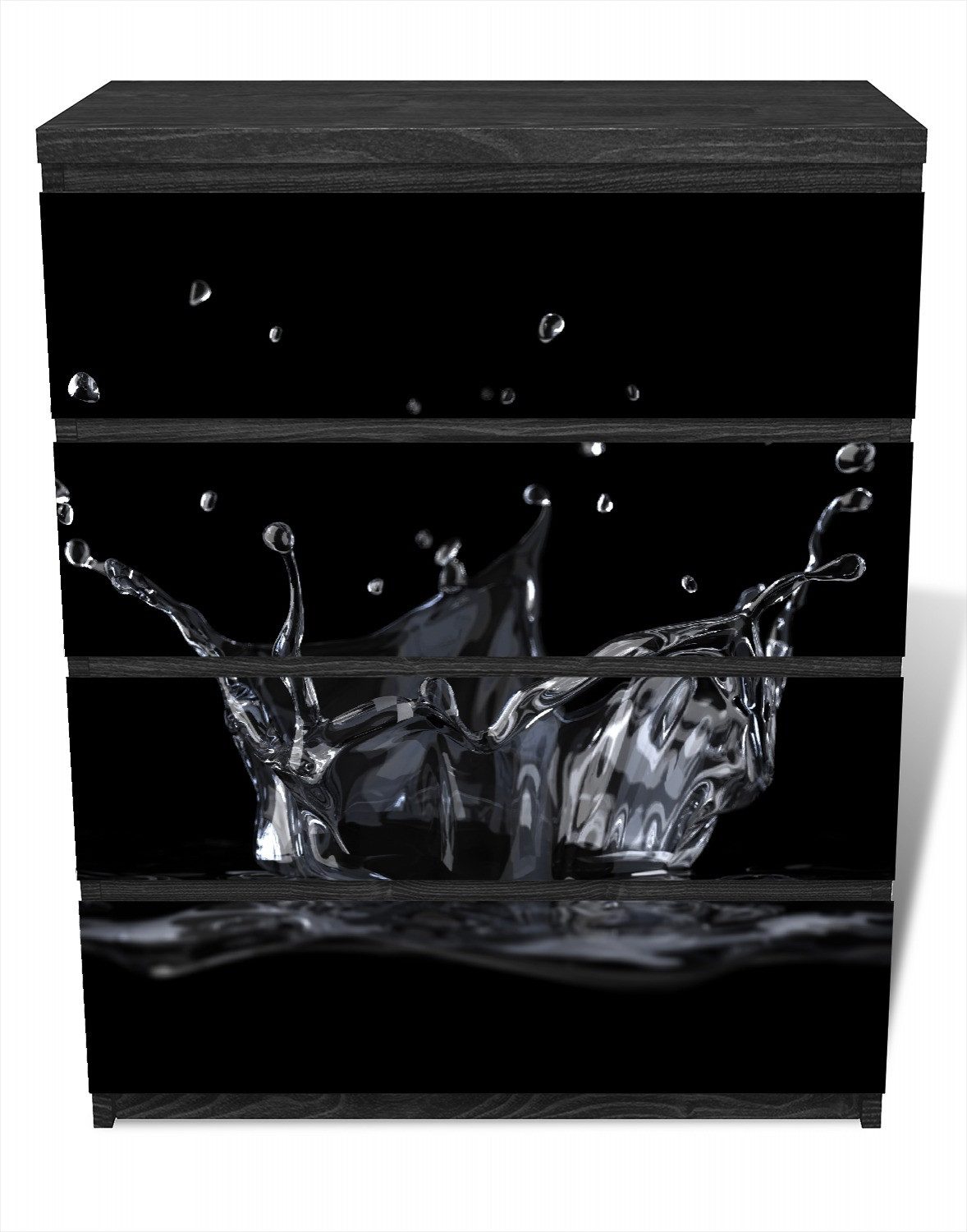 Wallario Möbelfolie Aufspritzendes Wasser