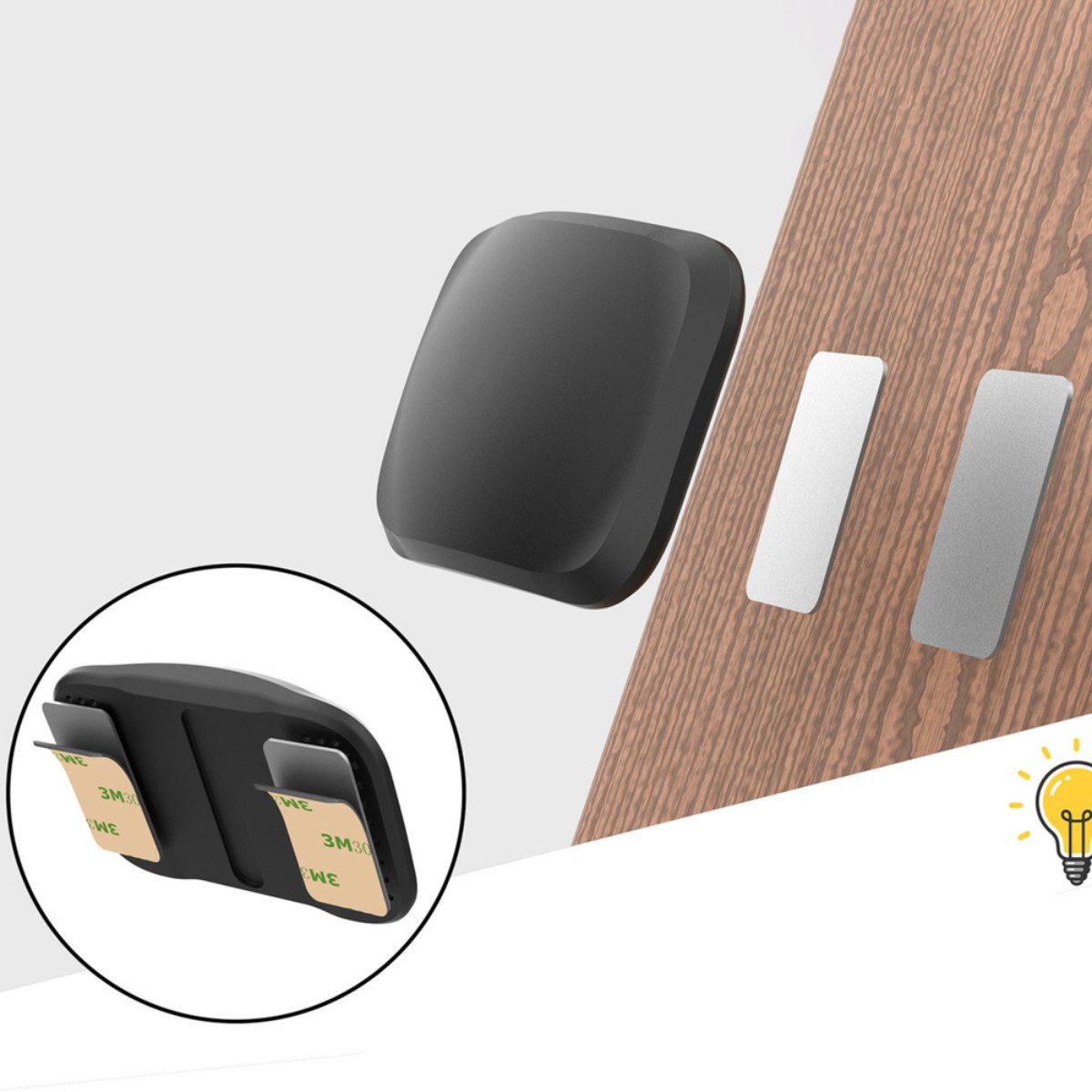 Hurtel Bumper, Magnetisch befestigbare AirTag-Hülle