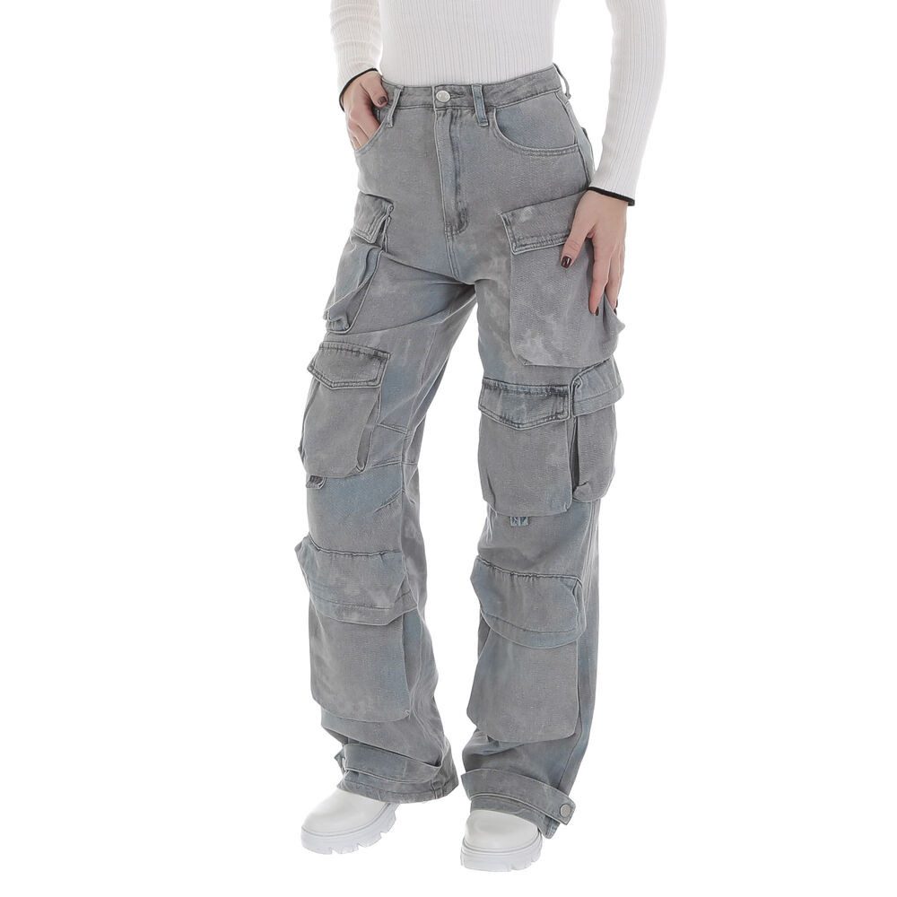 Ital-Design Cargojeans Damen Freizeit (87543201) Used-Look günstig online kaufen