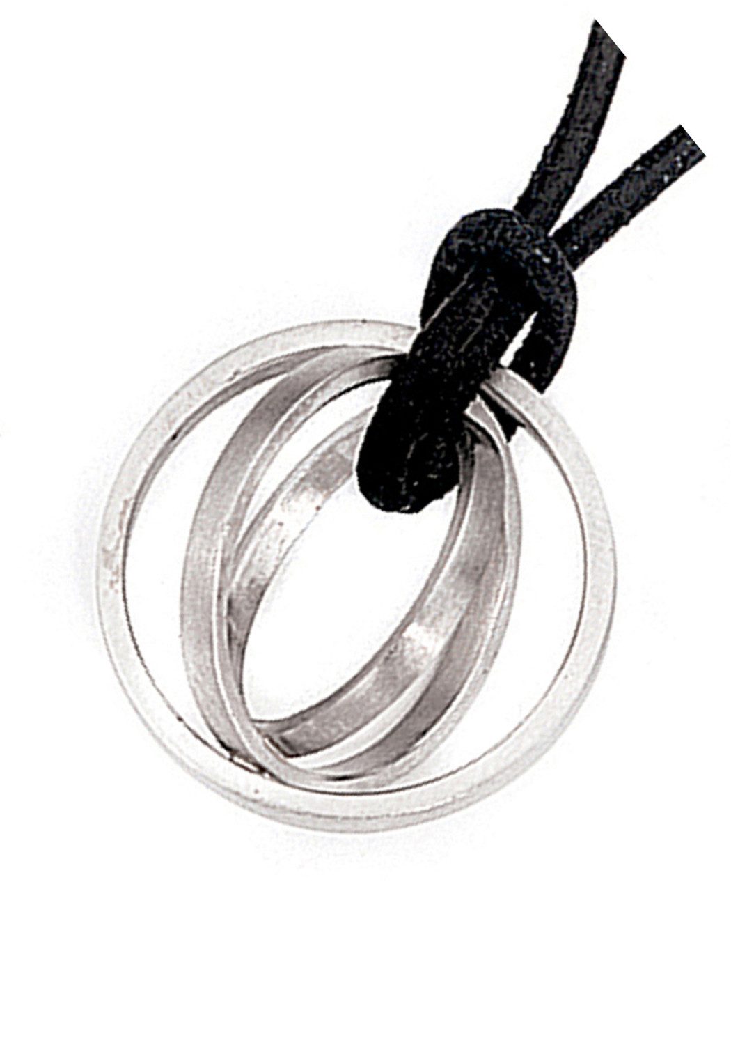 JOBO Kettenanhänger Platinanhänger Anhänger 17 mm, 950 Platin matt