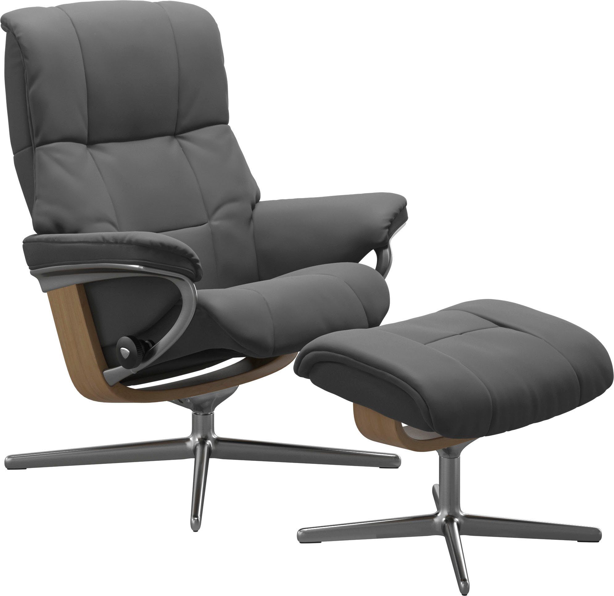 Stressless® Relaxsessel Mayfair, mit Cross Base, Größe S, M & L, Holzakzent Eiche