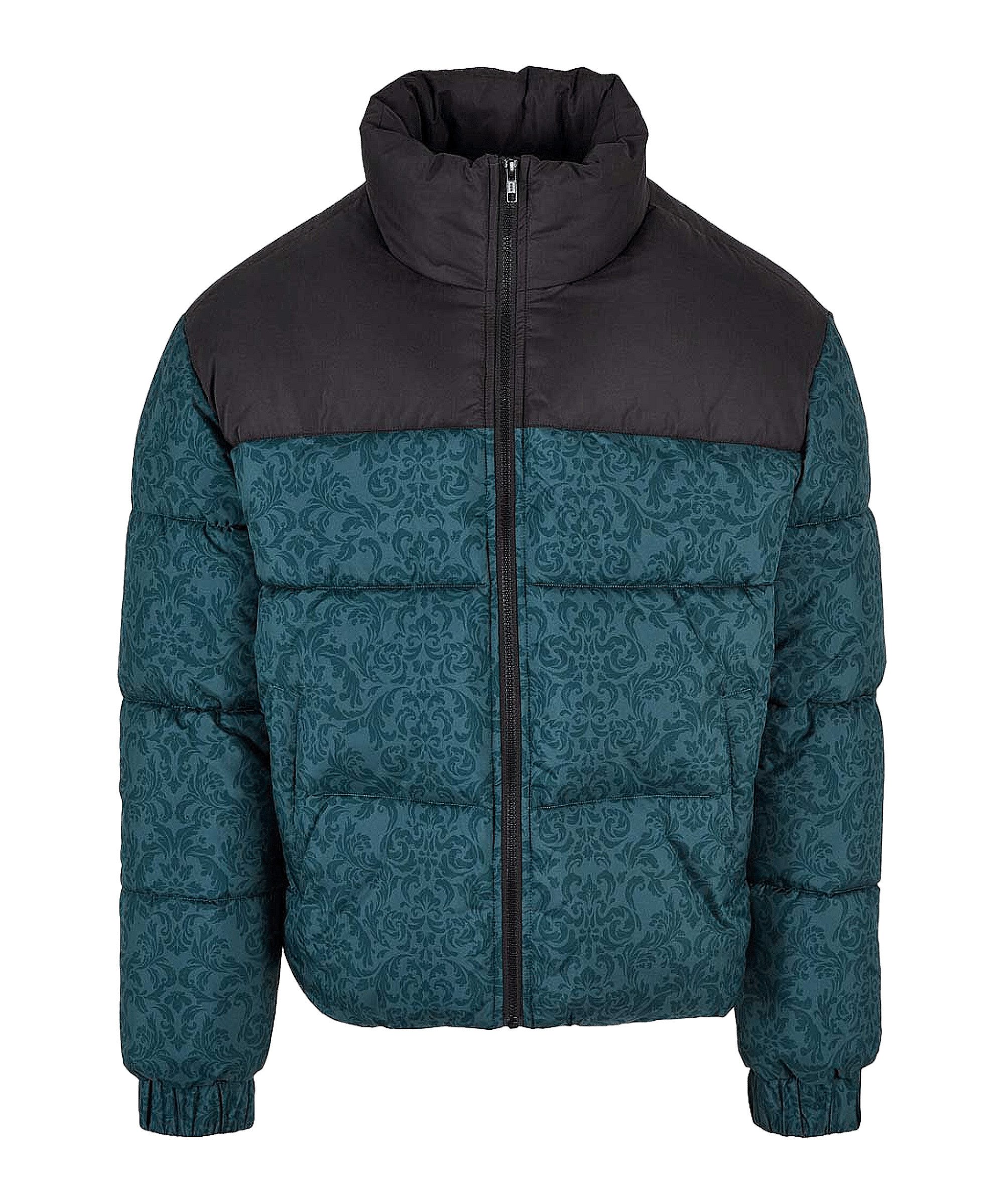 URBAN CLASSICS Sweatjacke Urban Classic Aop Retro Jacke Winterjacken Herren Polyester