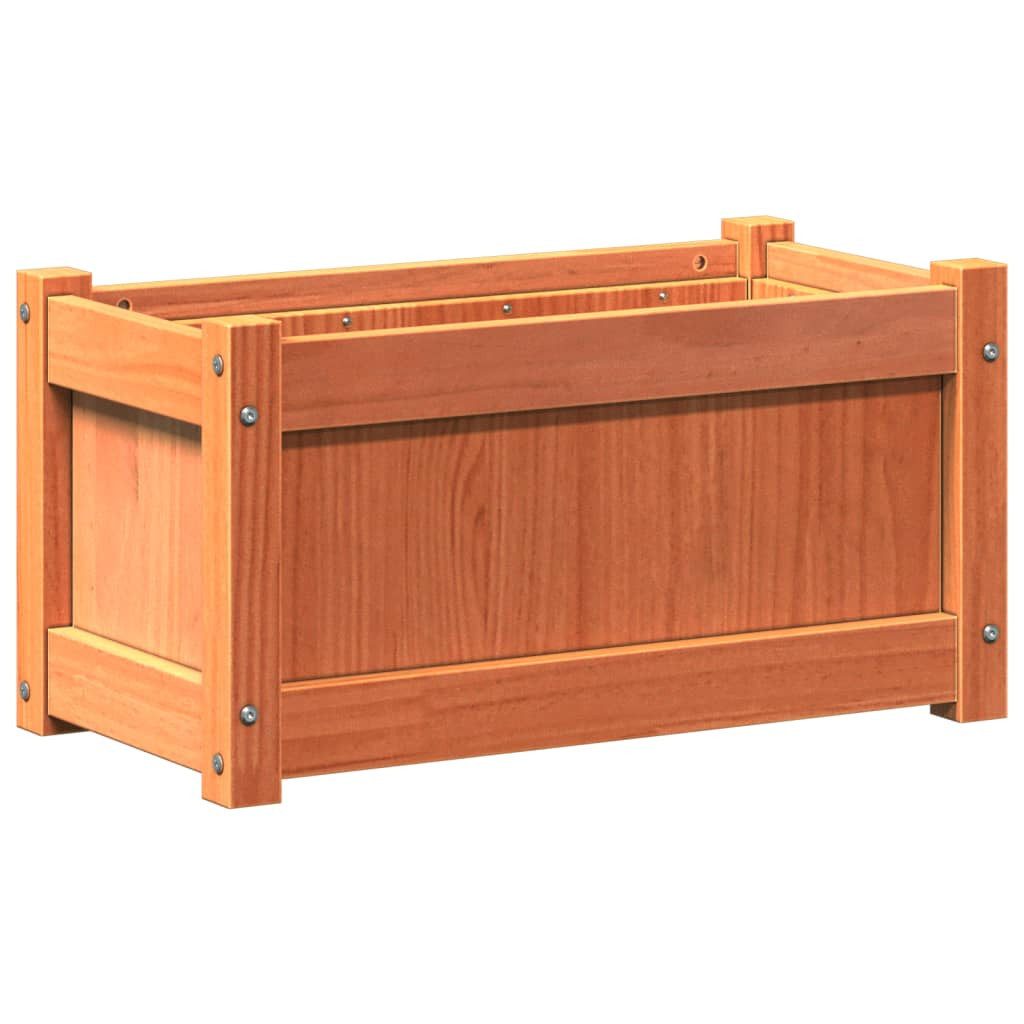 vidaXL Blumentopf Pflanzkübel Wachsbraun 60x31x31 cm günstig online kaufen