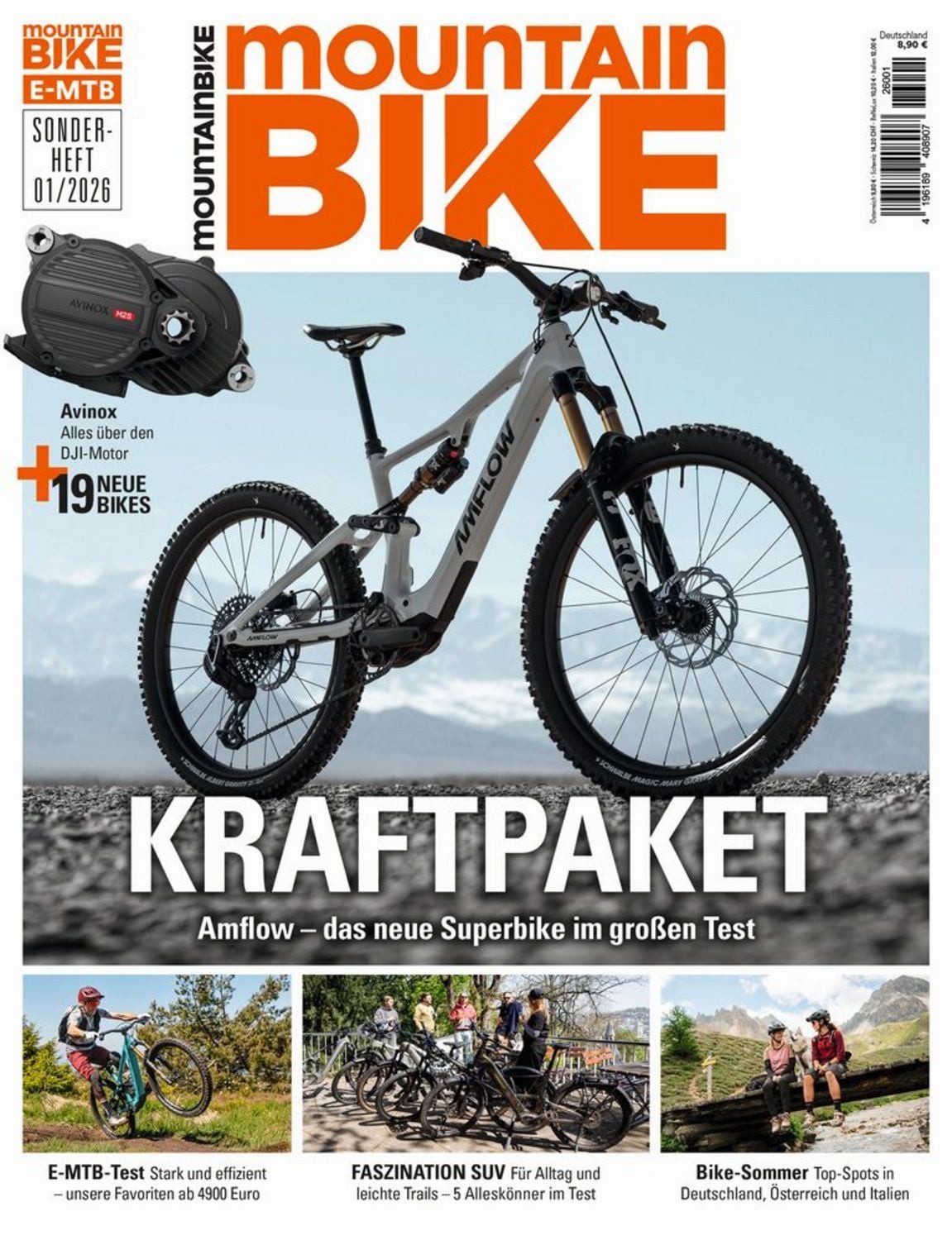mountainBIKE - E-Mountainbike 01/2026 / diverse