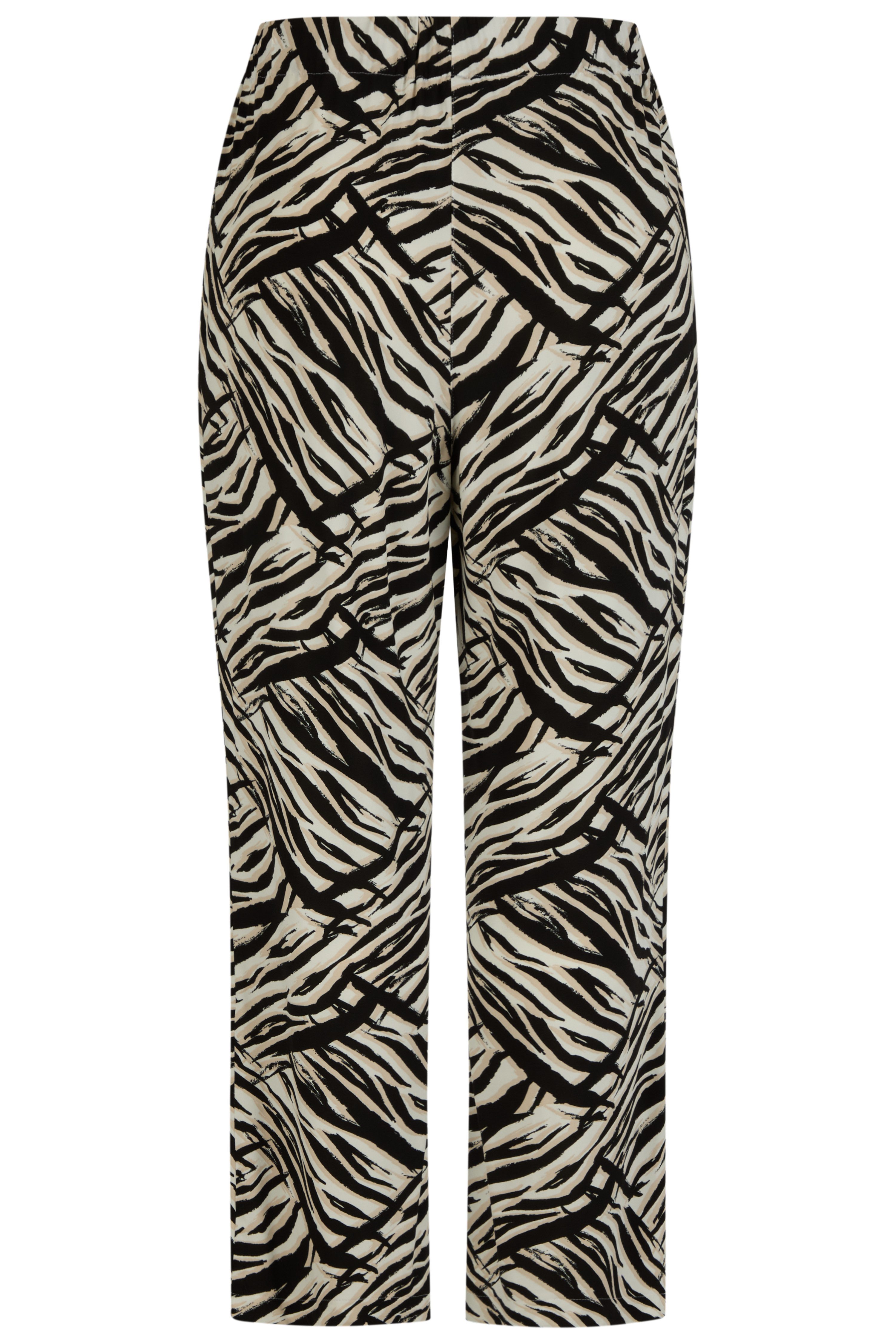 Mona Lisa Schlupfhose Große Größen in Jungle-Print in hochwertiger Slinky-Ware