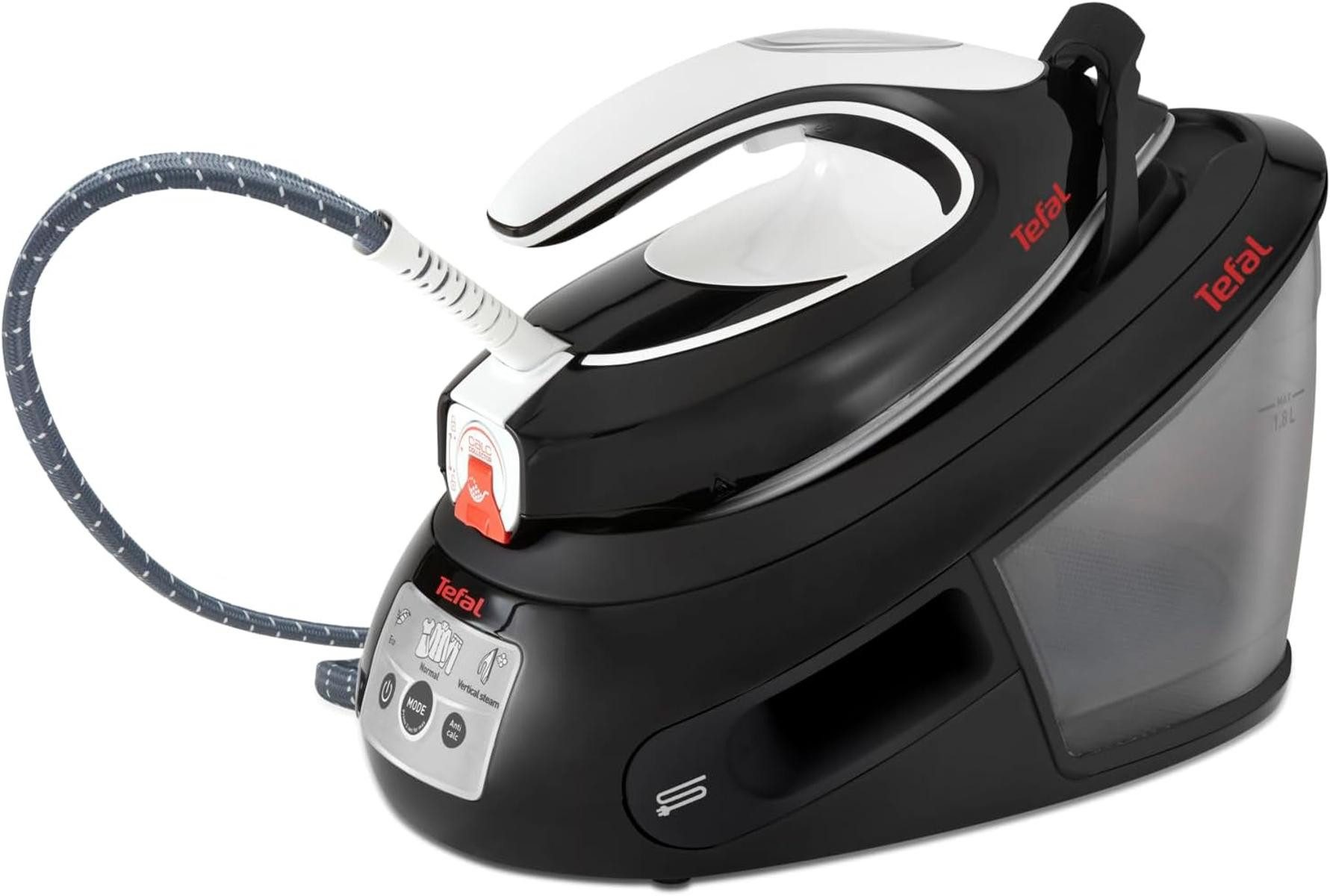 Tefal Dampfbügelstation TEFAL EXPRESS ANTI-CALC Dampfbügelstation Kalk-Kollektor SV8055