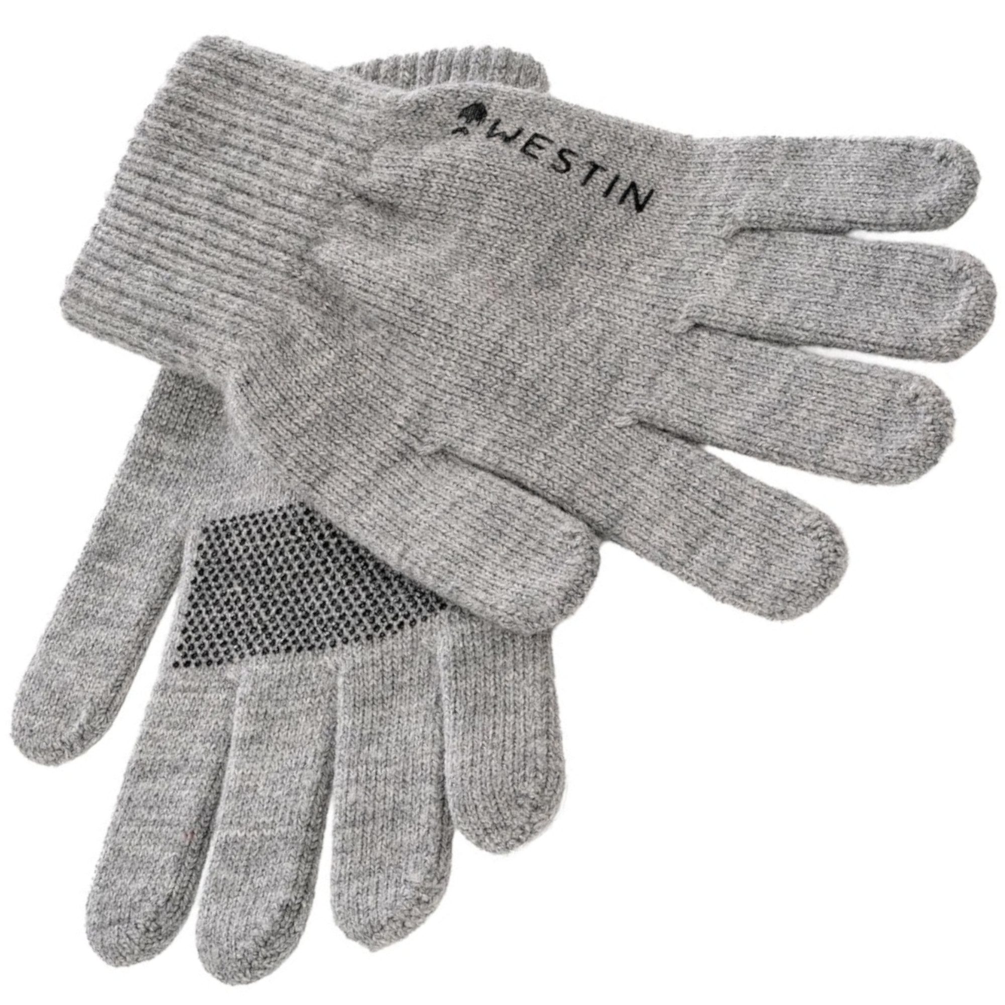 WESTIN Angelhandschuhe Merino Wool Gloves Light Grey Melange