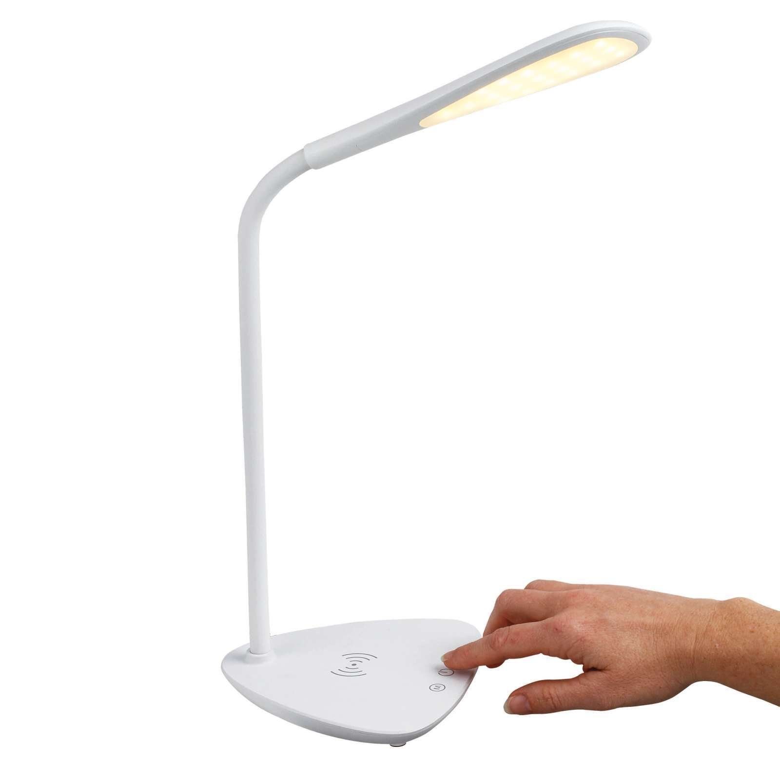 LIVOO Tischleuchte »LIVOO LED-Lampe Schreibtischlampe Induktion Handy  Touch-Funktion TEA158 weiß« online kaufen | OTTO