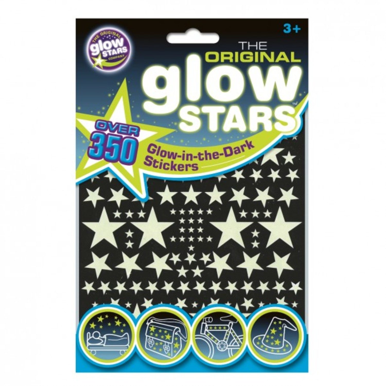 Invento Aufkleber Glow in the Dark Leuchtsticker Sterne