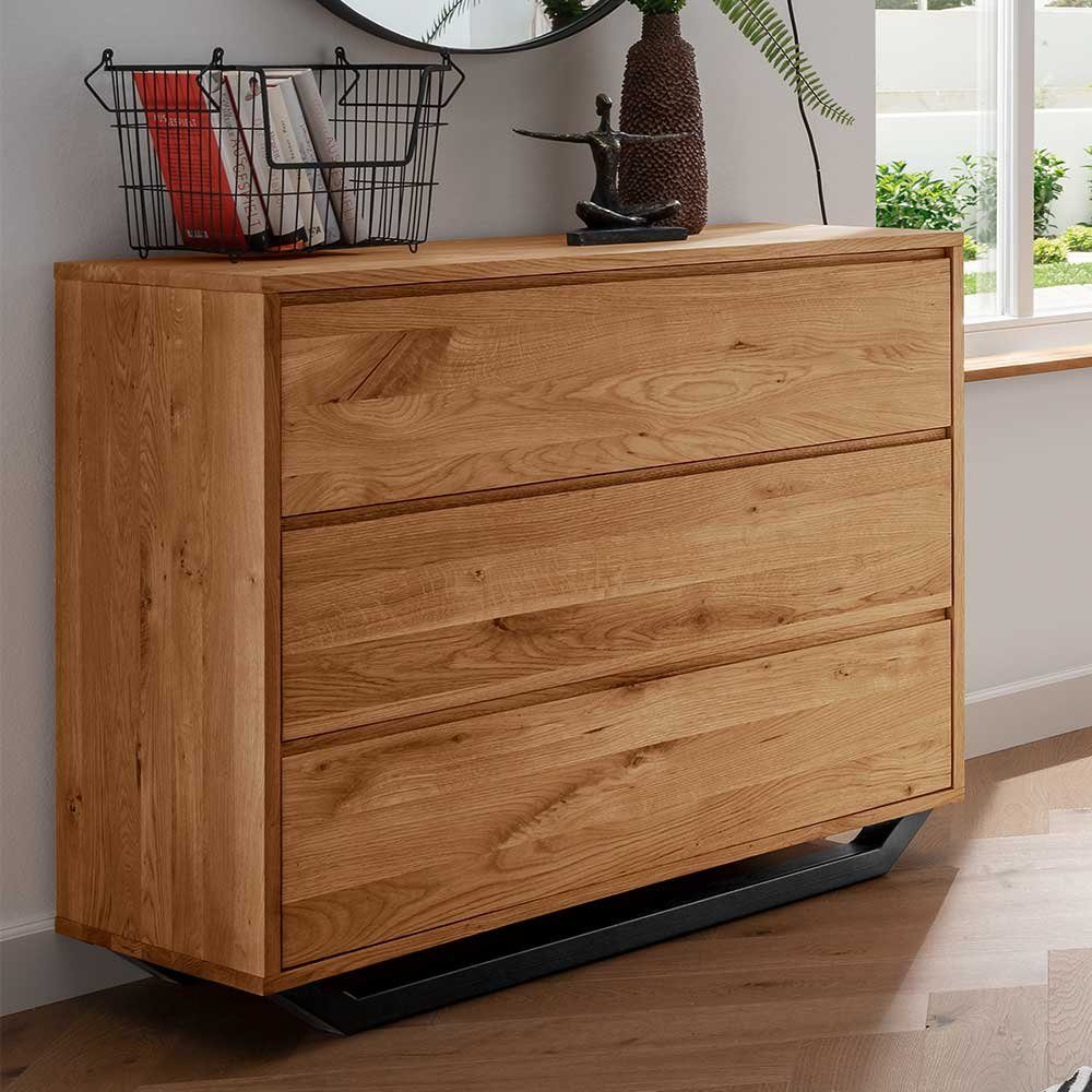 Pharao24 Kommode Dragostia, aus Massivholz