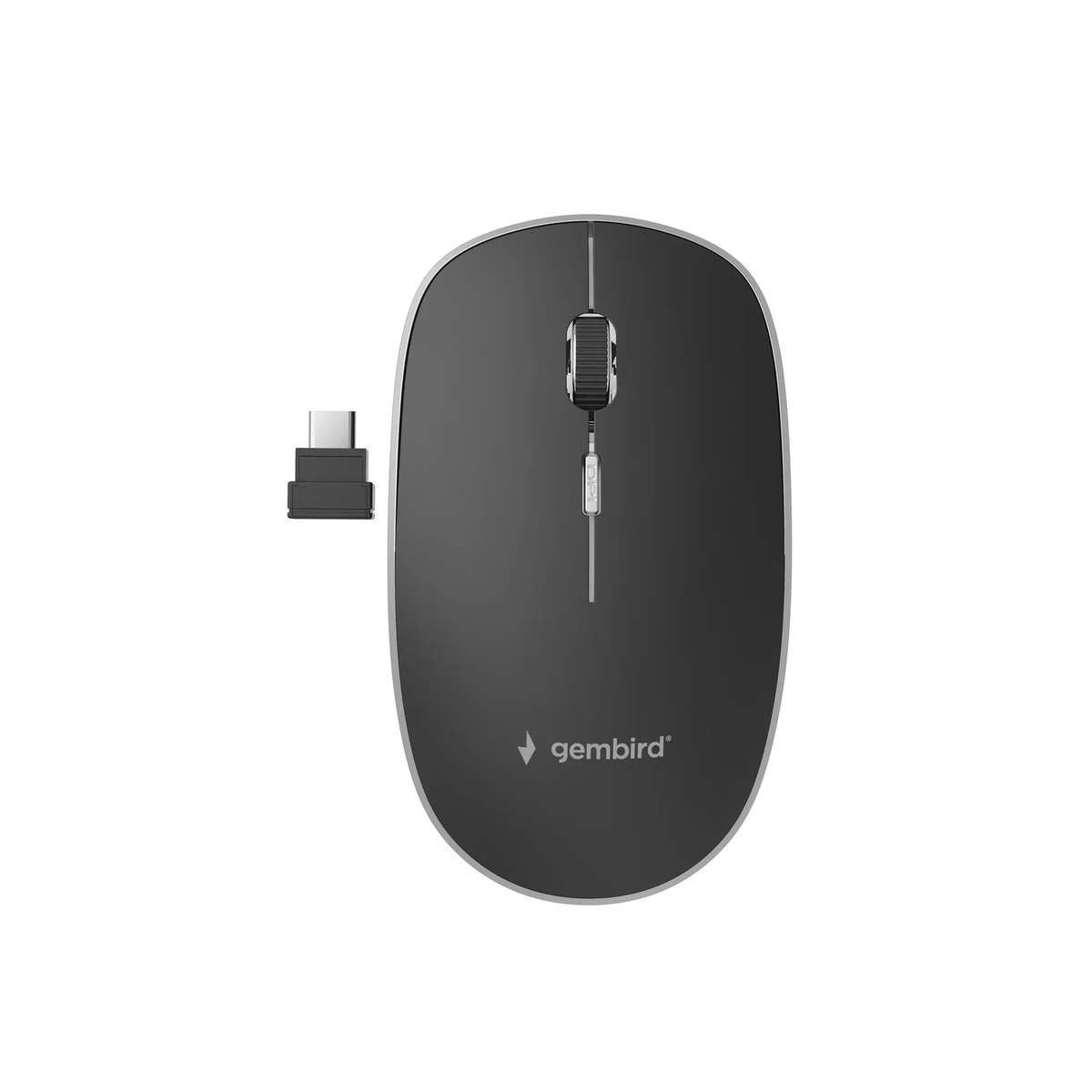 Gembird Gembird MUSW-4BSC-01 Maus Beidhändig RF Wireless + USB Type-C Optisch Maus