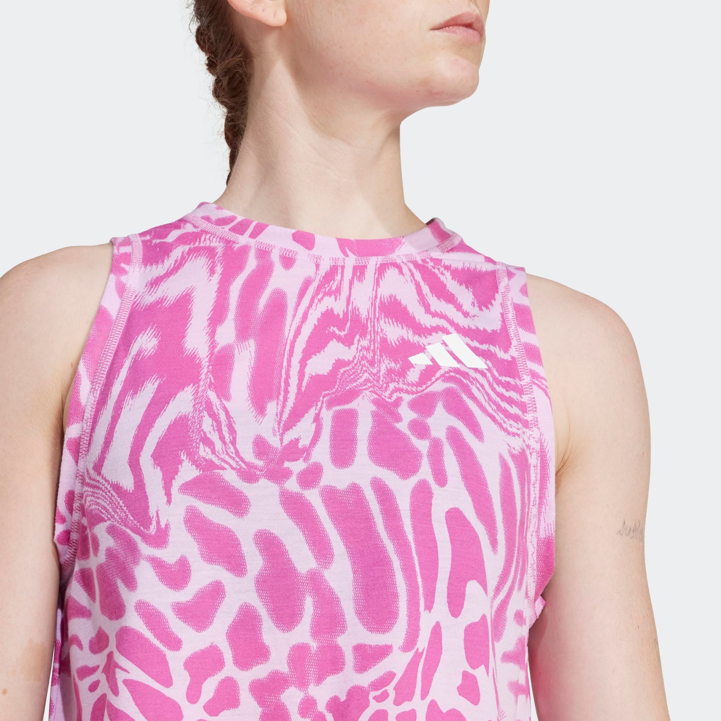 adidas Performance Tanktop TRAIN ESSENTIALS ALLOVER PRINT WORKOUT