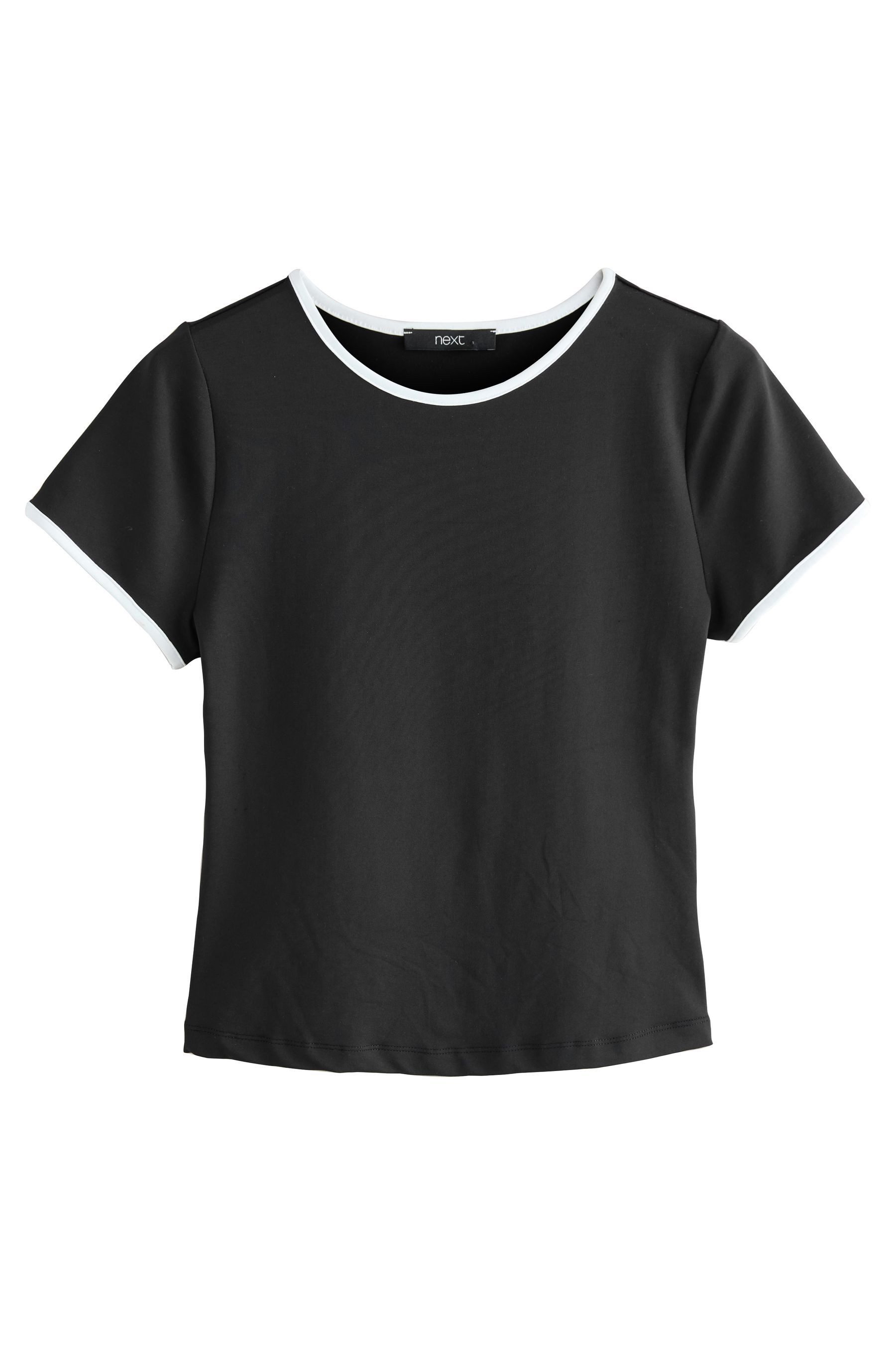 Next T-Shirt Slim Fit Kurzarm-T-Shirt mit günstig online kaufen
