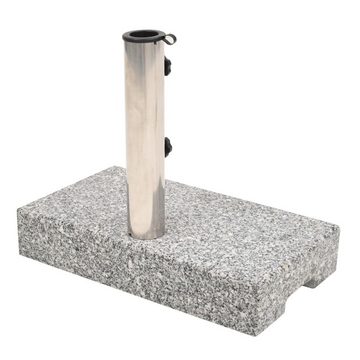 vidaXL Schirmhalter Sonnenschirmständer Granit Rechteckig 25 kg