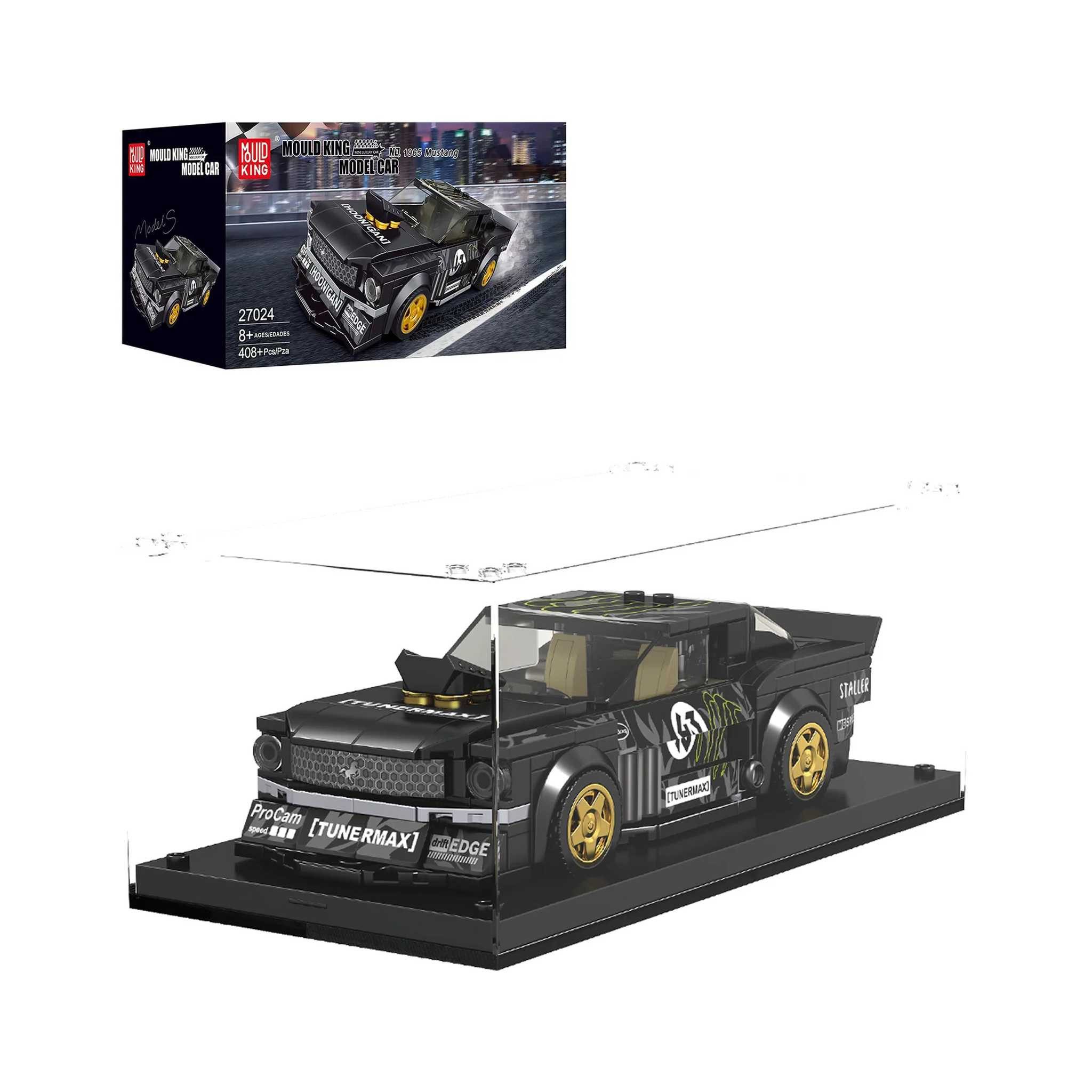 Mould King 27024 - schwarzer Sportwagen inkl. Vitrine (Mould King) Klemmbau günstig online kaufen