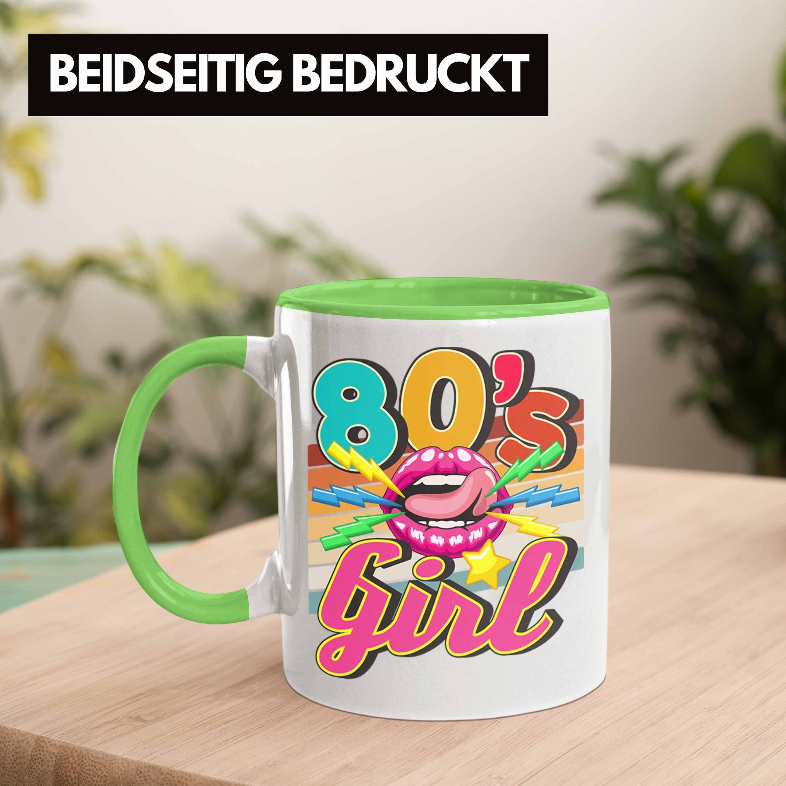 - 80. 80er Jahre Grün Tasse Trendation Geschenk Trendation Geschenkdidee Girl Jahre Tasse Errinerrung