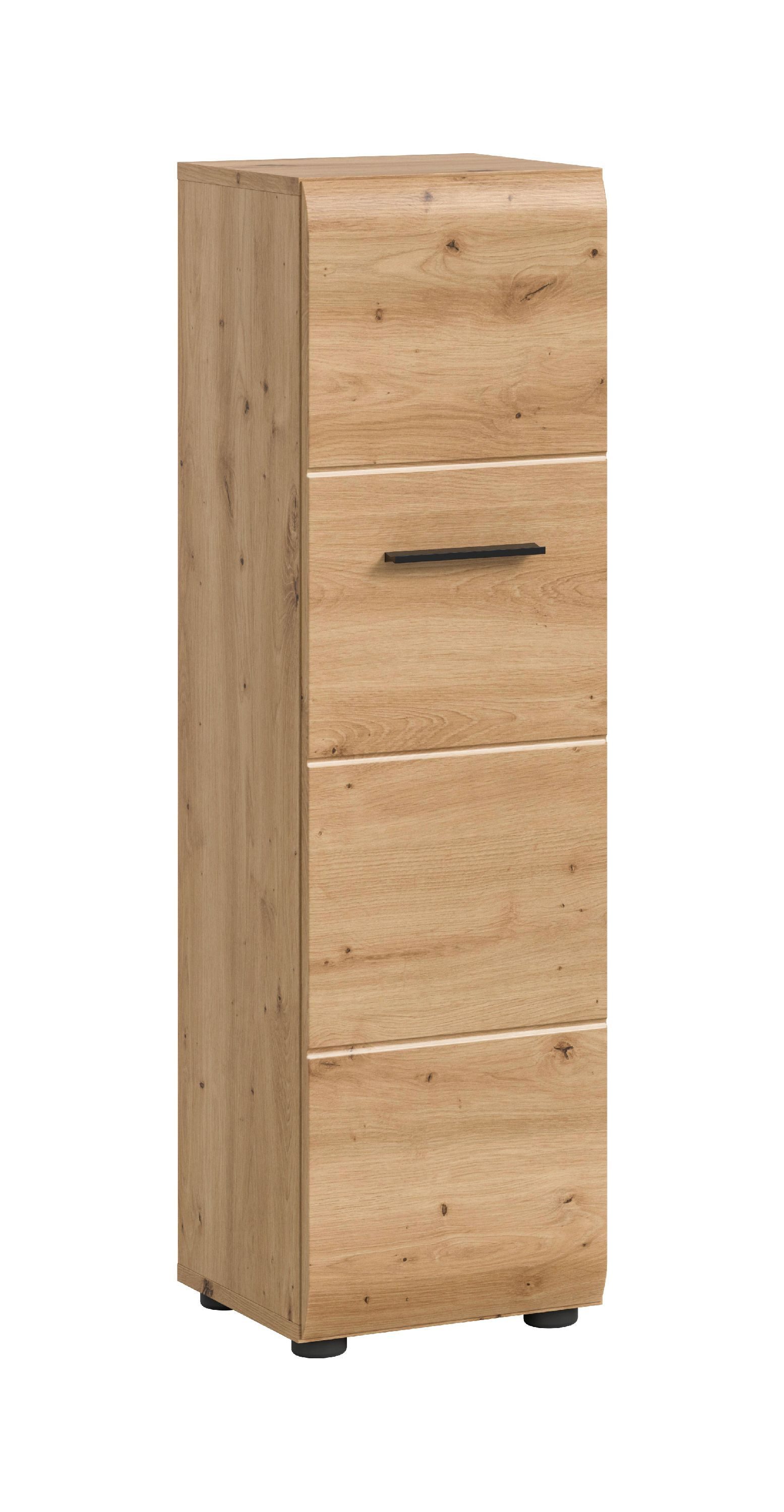 xonox.home Stauraumschrank Artisan Oak Nachbildung Melamin beschichtet modern 30x106x30 cm