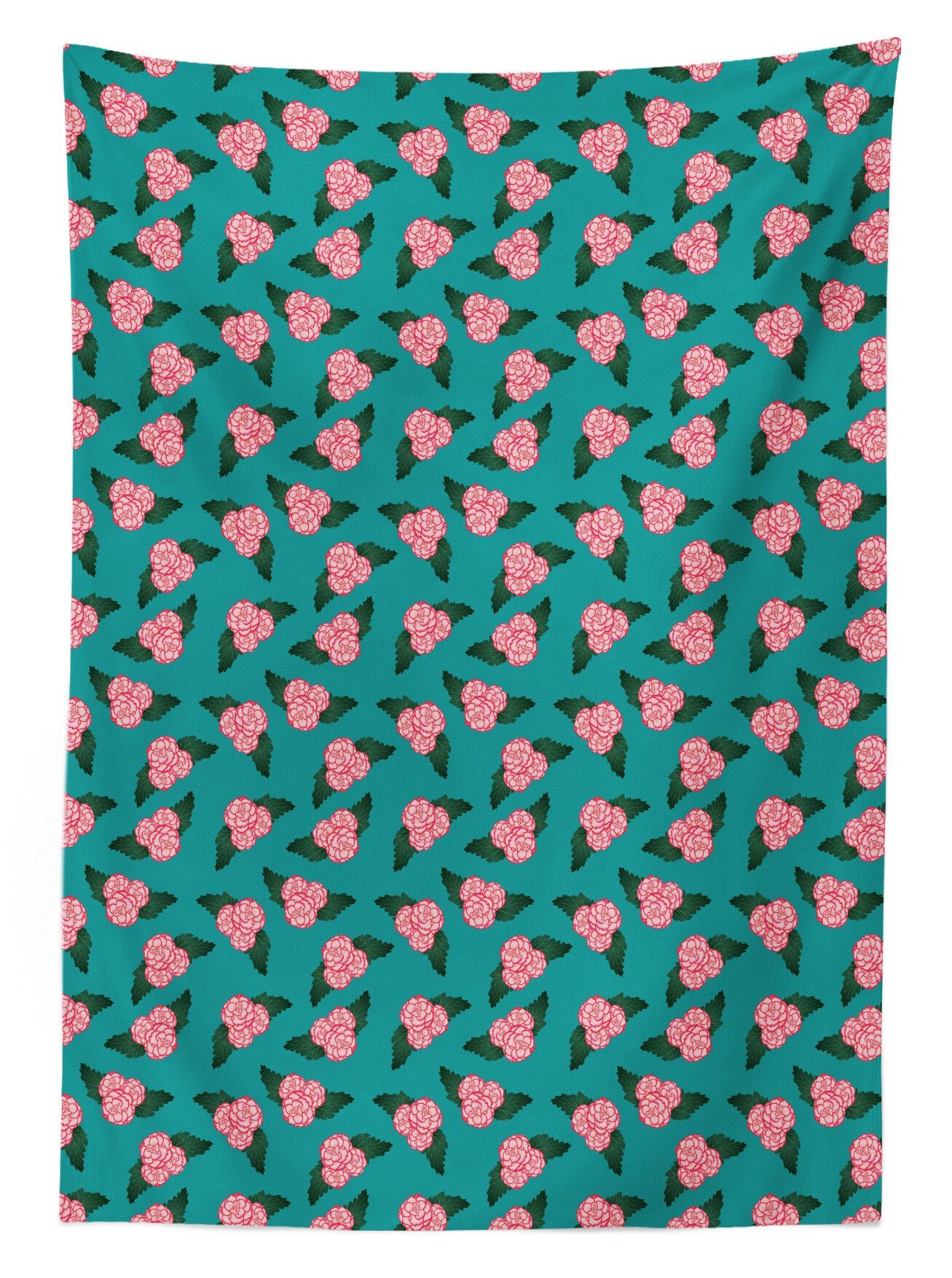 Abakuhaus Tischdecke den geeignet Farben, Für Waschbar Begonia Blumen-Liebe Bereich Farbfest Klare Blumen Außen