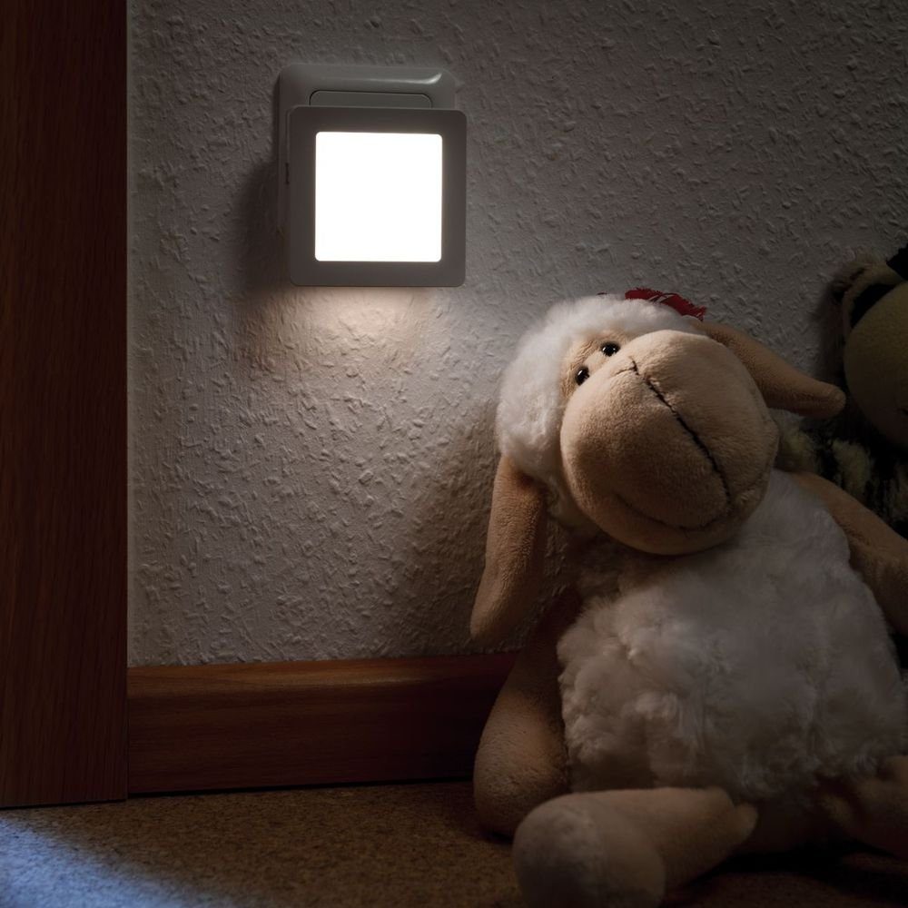 Weiß, Nachtlicht Steckdosenleuchten Paulmann Leuchtmittel mit Stecker Steckdosenleuchte keine LED fest eckig Angabe, Esby Dämmerungssensor, LED, verbaut, enthalten: Ja, warmweiss,