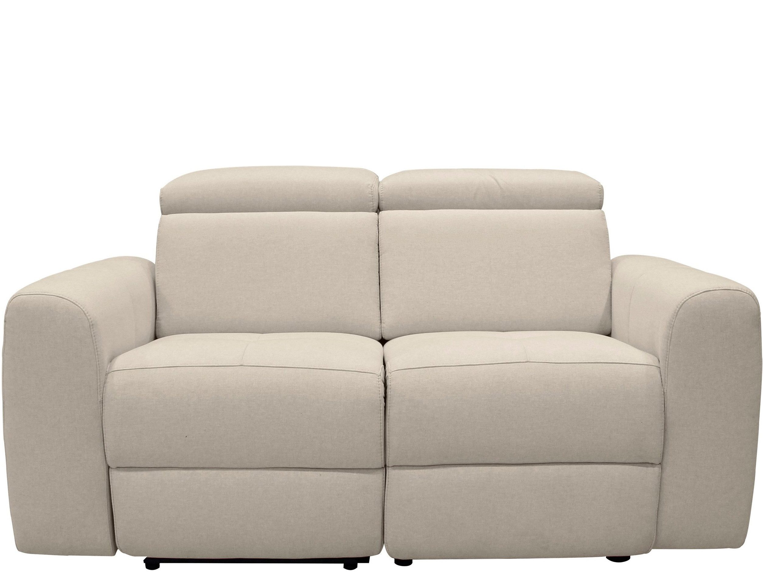 loft24 2-Sitzer Carla, Sofa, Couch, Lederbezug, Breite 158 cm, manuell verstellbar