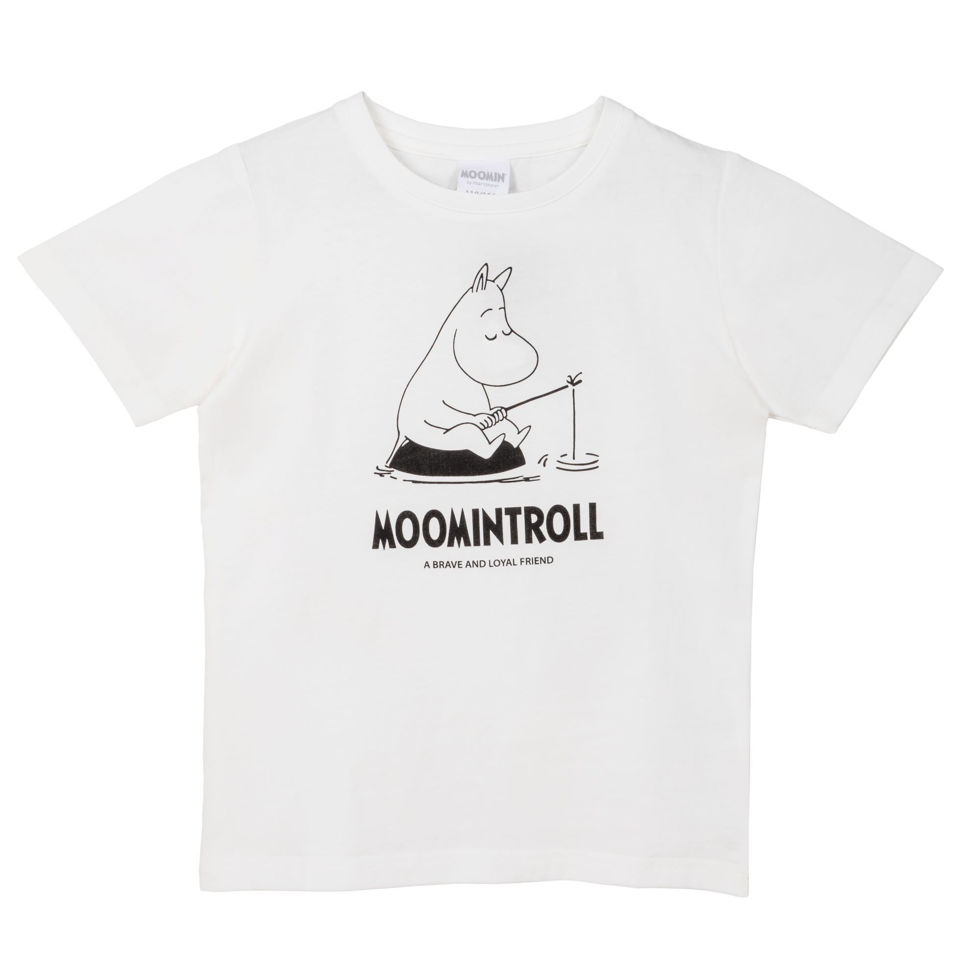 Moomin by Martinex T-Shirt Moomin by Martinex Kids T-Shirt Off-White Moomintroll "loyal friend"