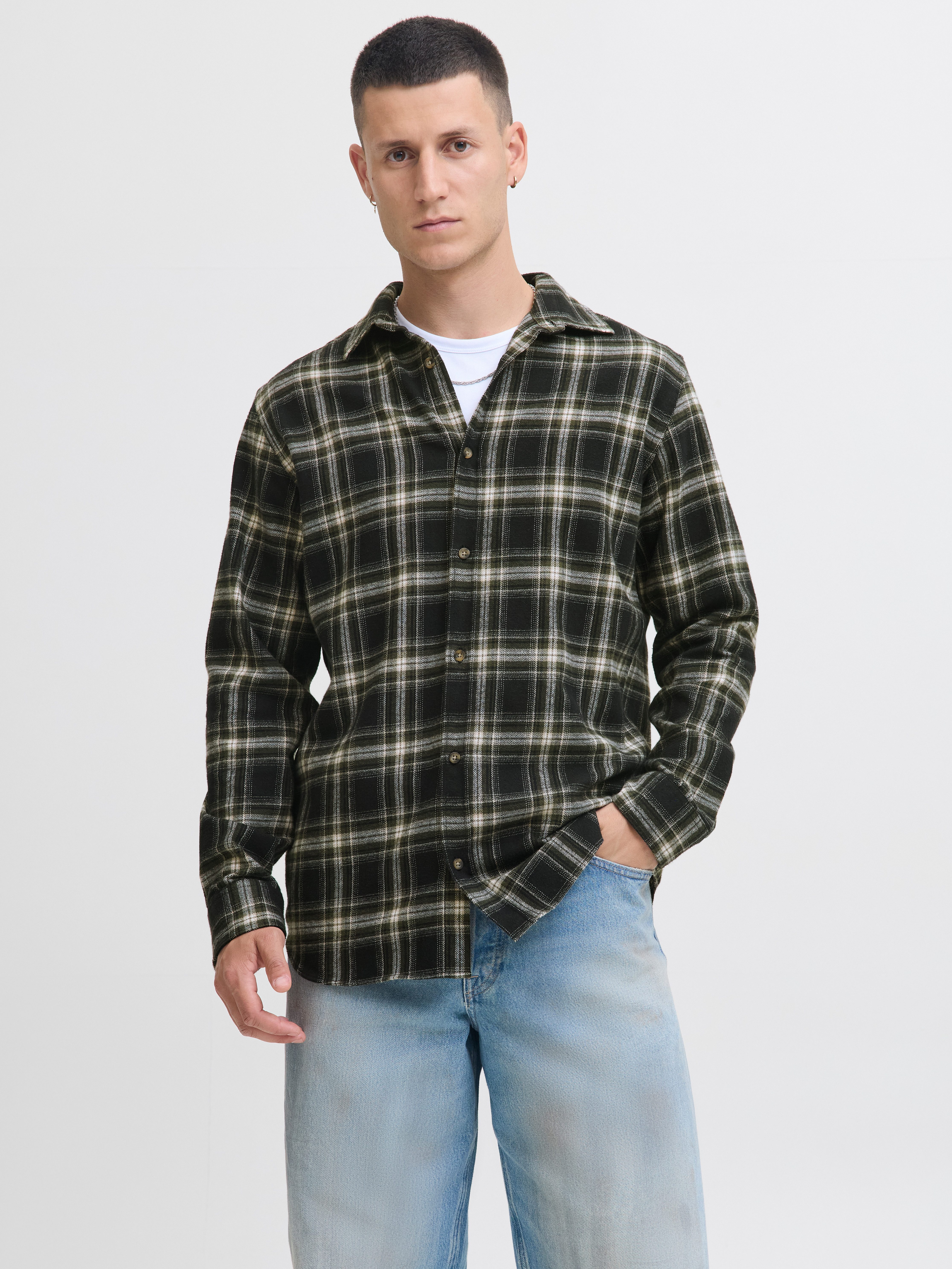 Jack & Jones Langarmhemd JJJOSHUA CHECK SHIRT LS günstig online kaufen