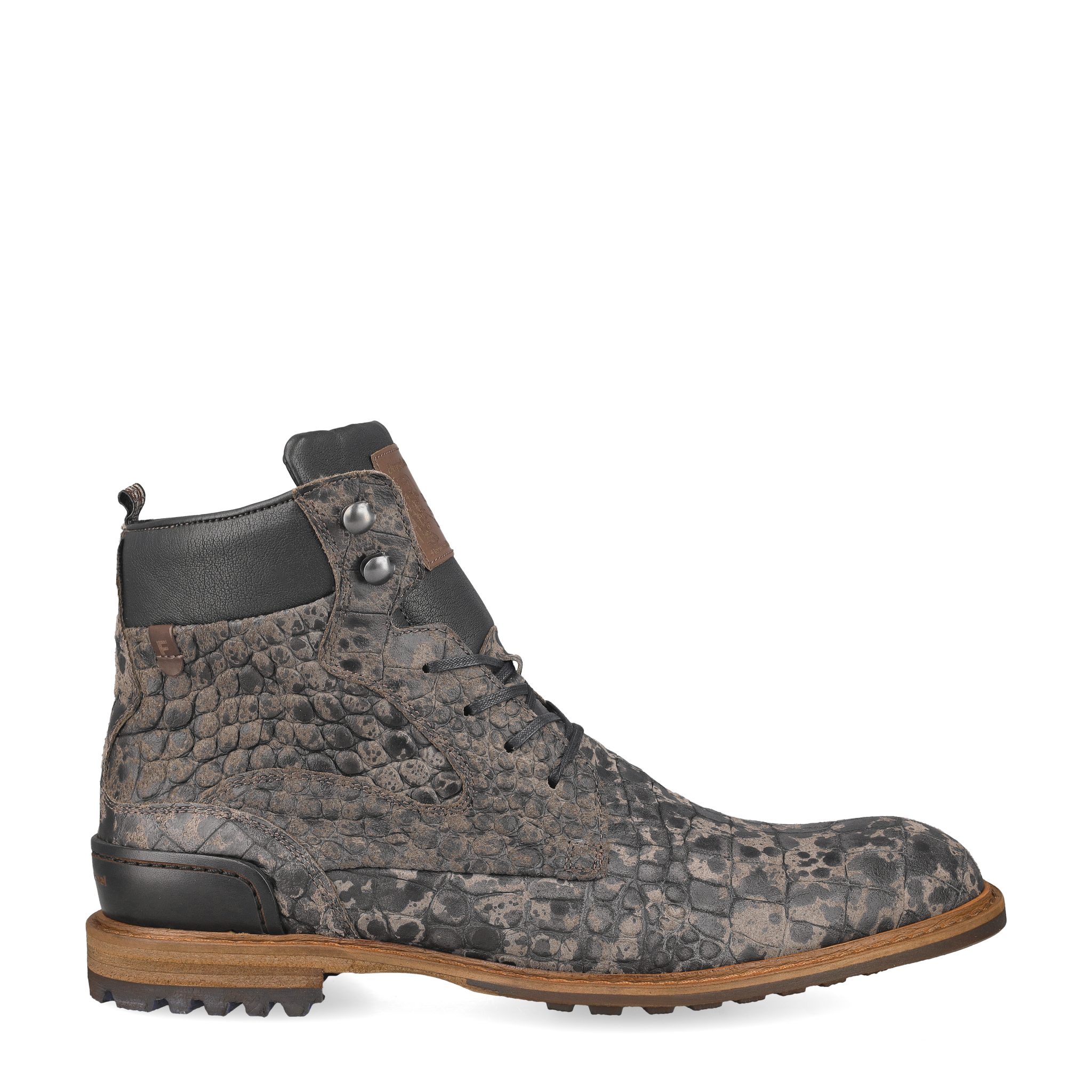 Floris van Bommel Floris van Bommel Crepi, Boots, Grau, dunkel, Herren Stiefel