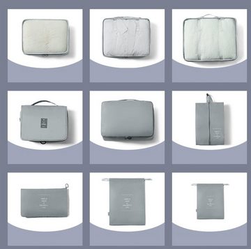 Bedee Kofferorganizer Koffer Organizer (9-tlg., Packing Cubes, Verpackungswürfel, Packtaschen Set), Verschleißfest