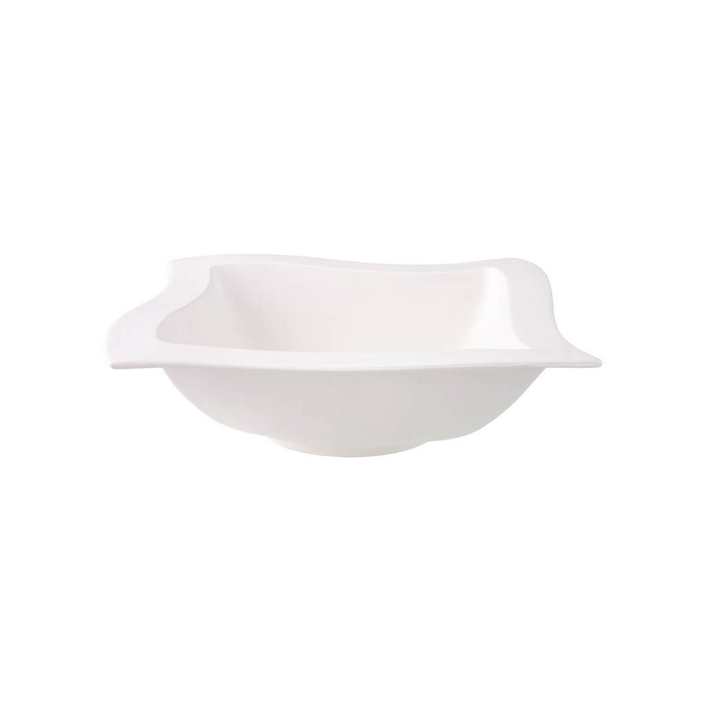 Villeroy & Boch Salatschüssel NewWave Schüssel 25 x 25 cm, Porzellan, (1-tlg), Premium Porcelain, mikrow.- & spülm.sicher, Made in Germany