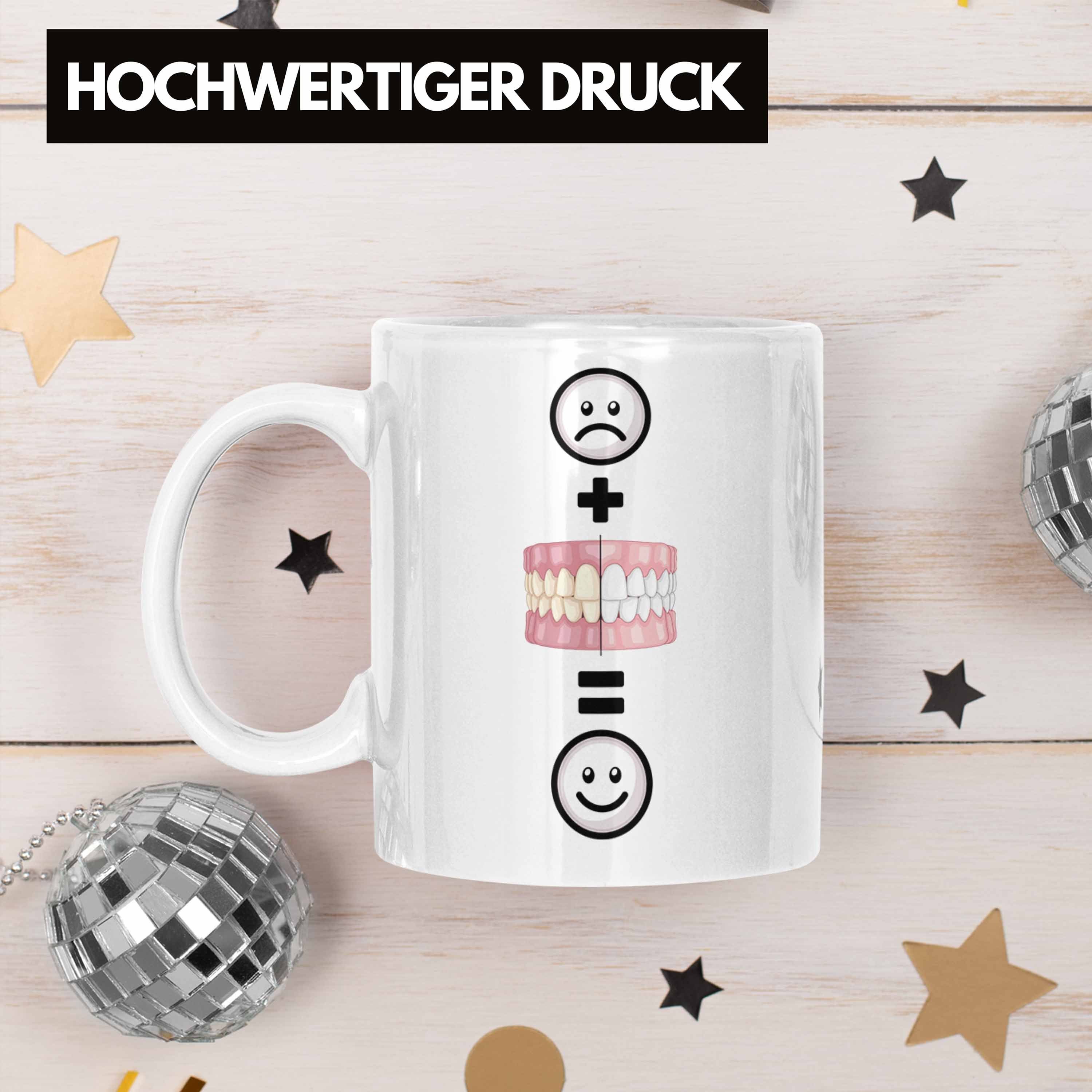 Zahnazt Geschenk für Trendation Zahnärztin Tasse Tasse Weiss Zahnmedizinische Fachangestellte