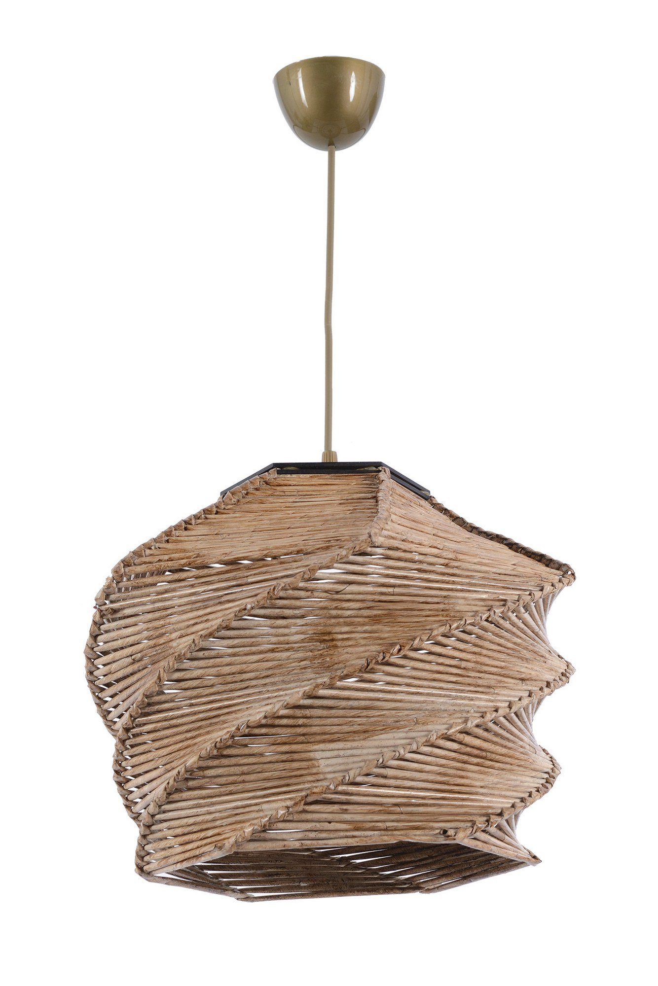 Opviq Kronleuchter RucheFLH, Beige, Kronleuchter, 32 x 32 cm, Holzkörper