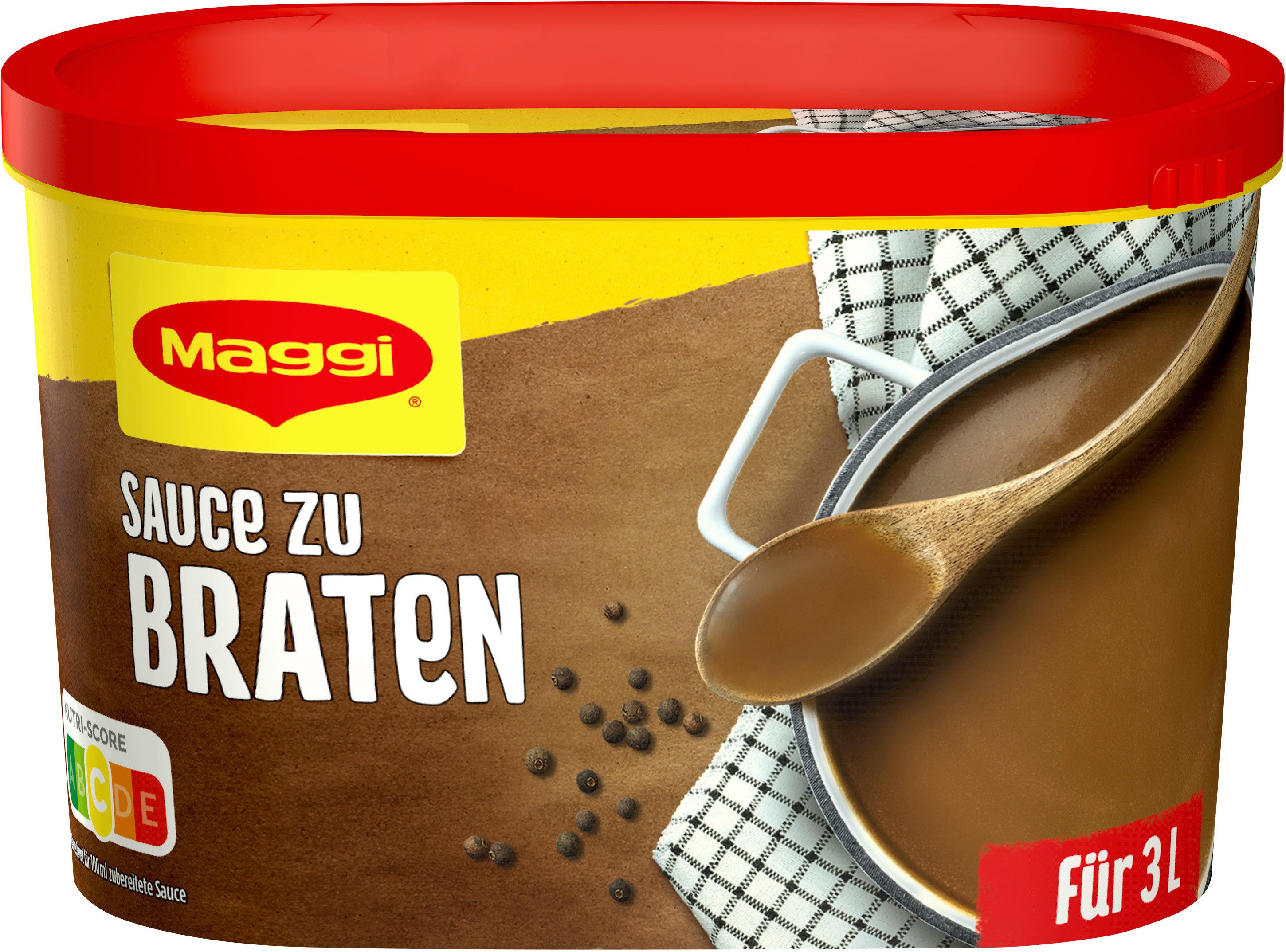 MAGGI Saucen, Maggi Sosse zu Braten Wuerzmix herzhaft klassisch ergiebig 3000 ml