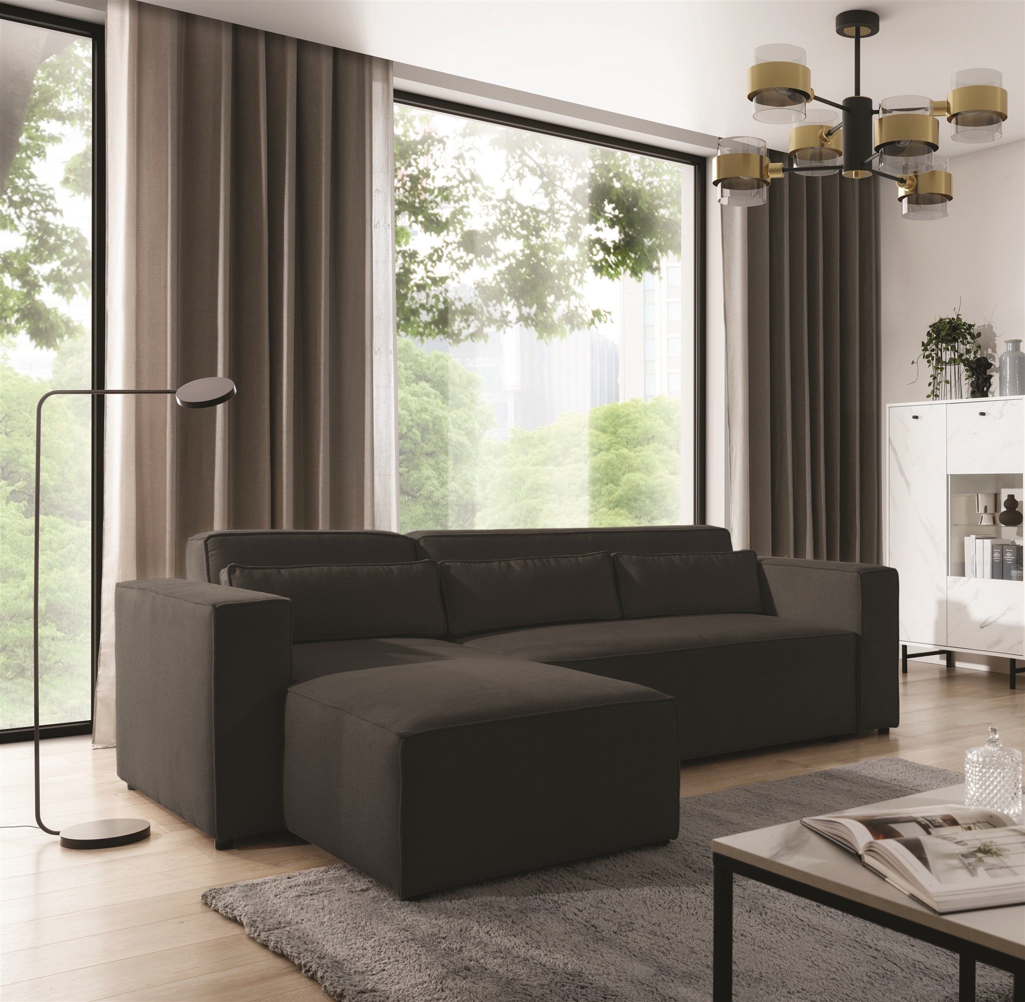 Fun Möbel Ecksofa Schlafsofa WALDO in günstig online kaufen